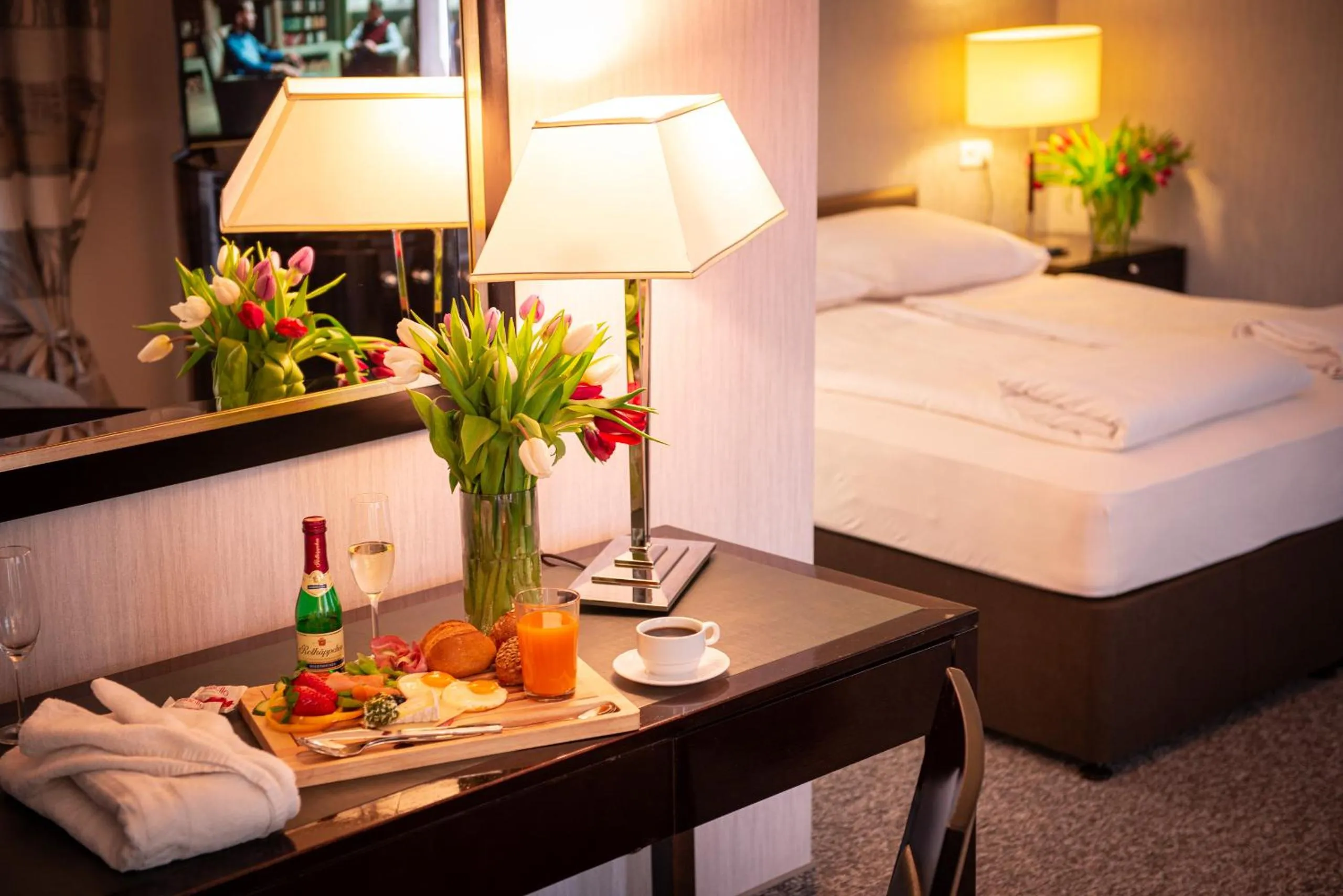 Bed in Bölsche Hotel