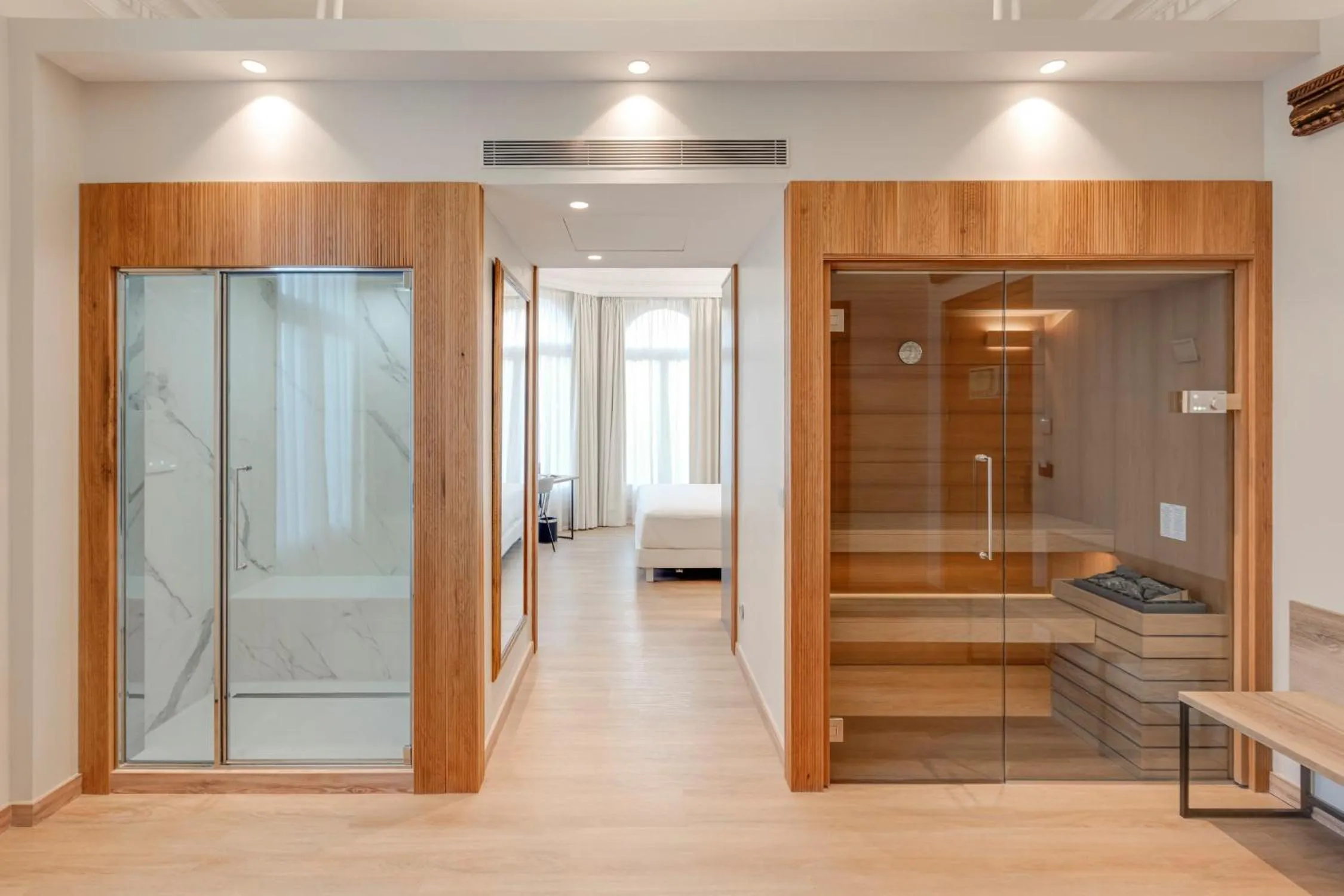Sauna in Hotel Boutique Mirlo Barcelona