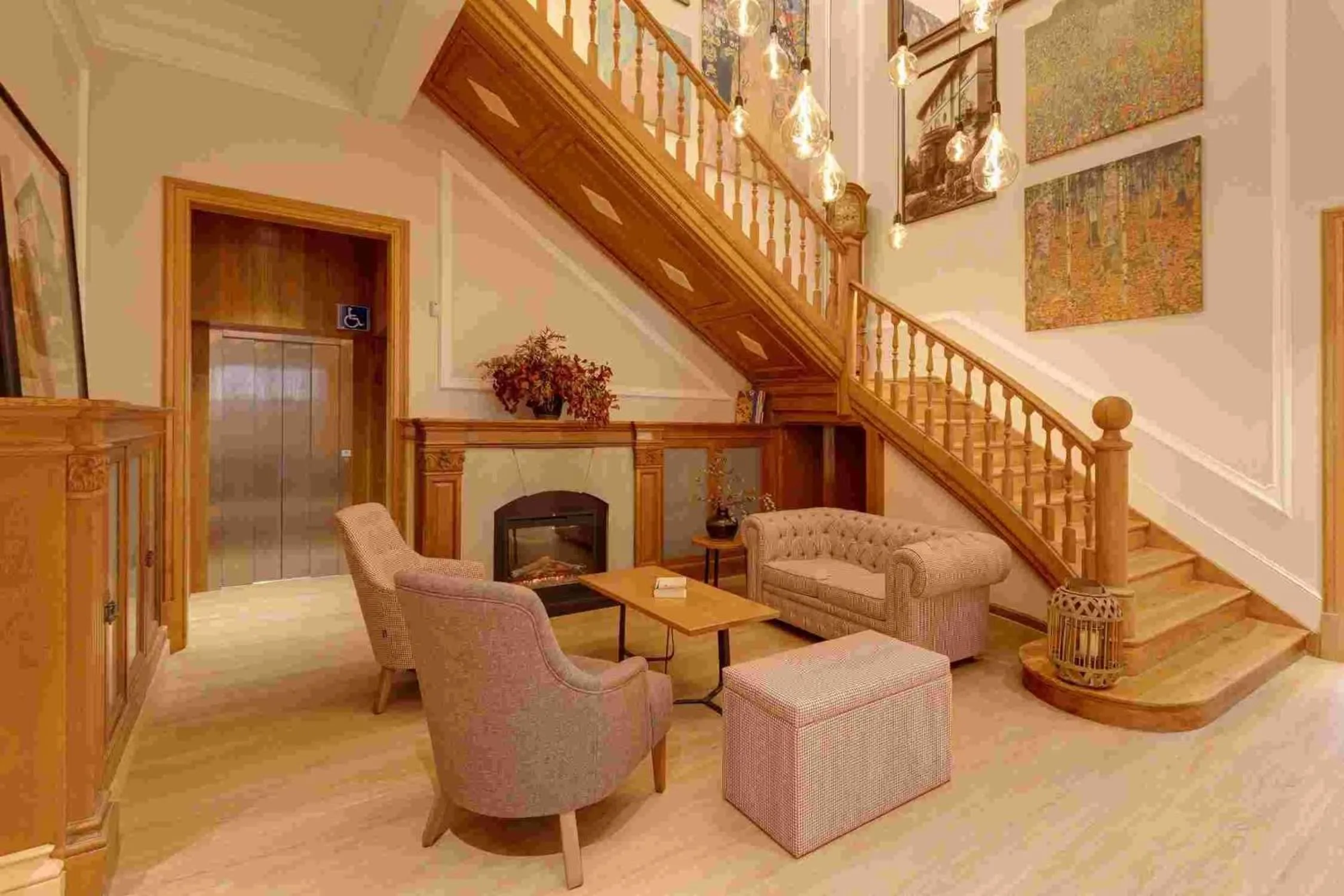 Living room in Hotel Boutique Mirlo Barcelona