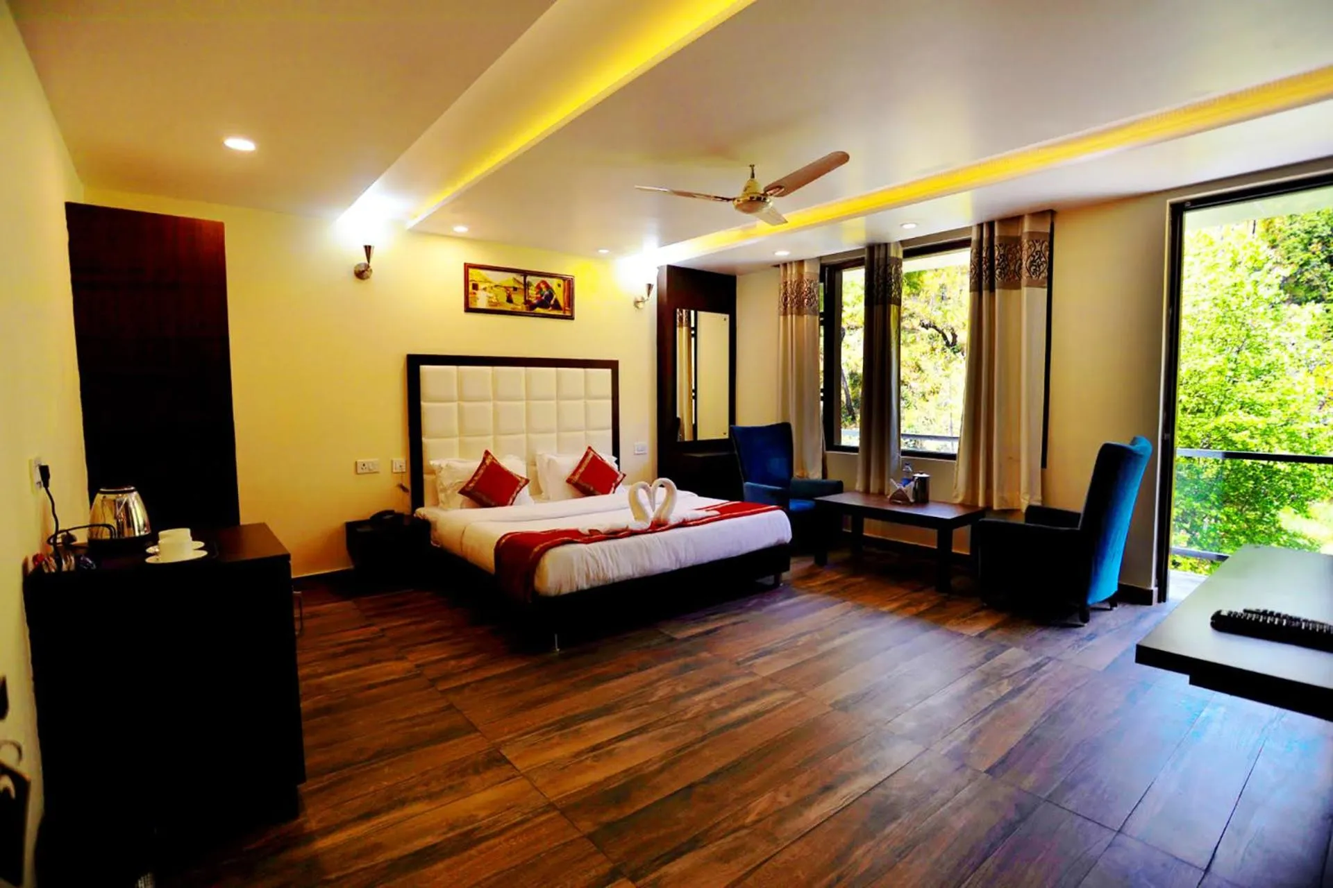 Bed in The Hoften Blue Magnets, Dalhousie