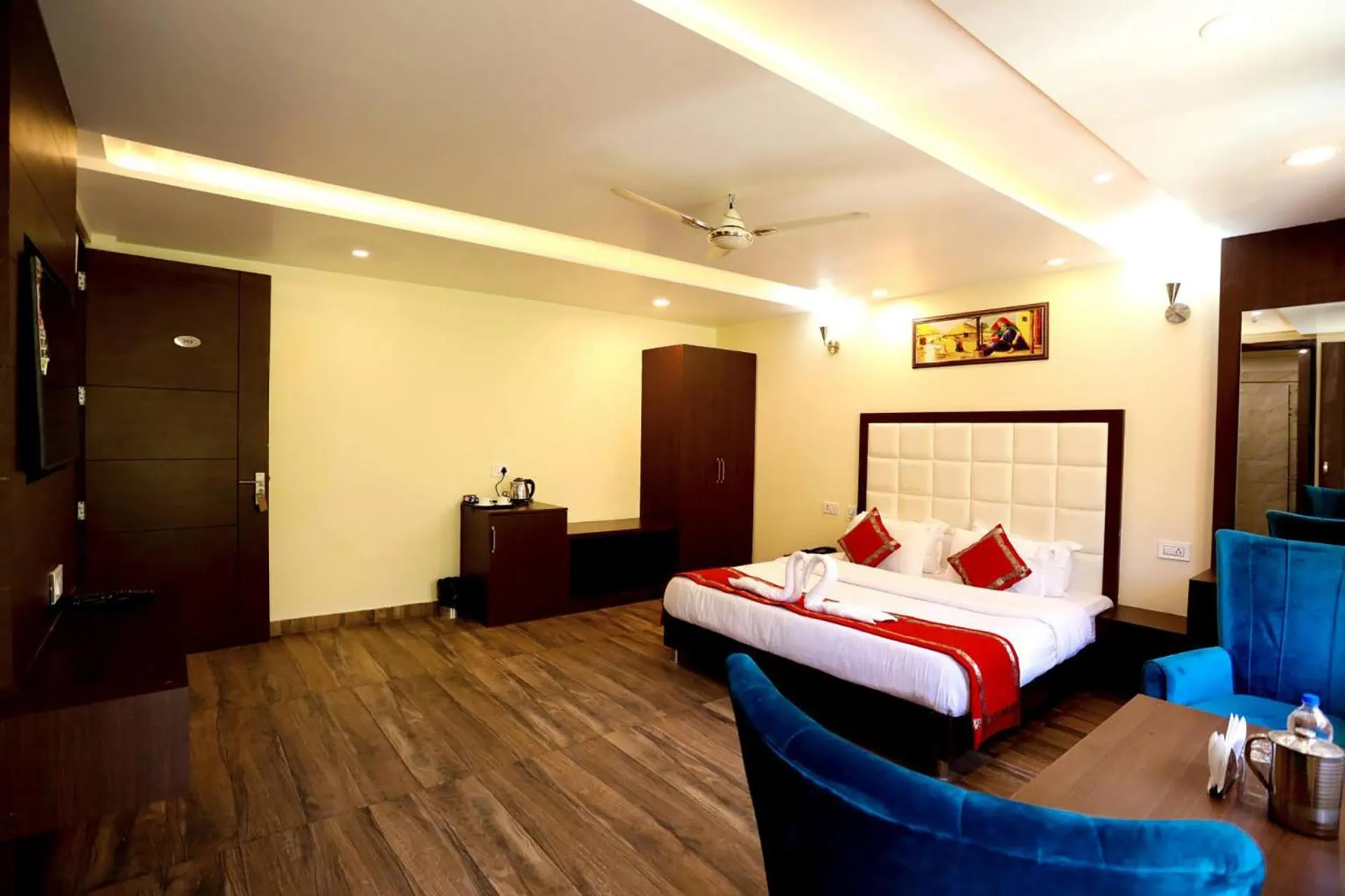 Bed in The Hoften Blue Magnets, Dalhousie