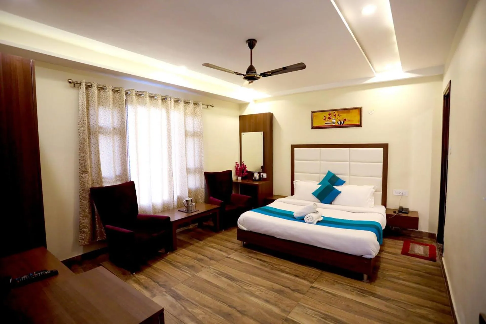 Bed in The Hoften Blue Magnets, Dalhousie