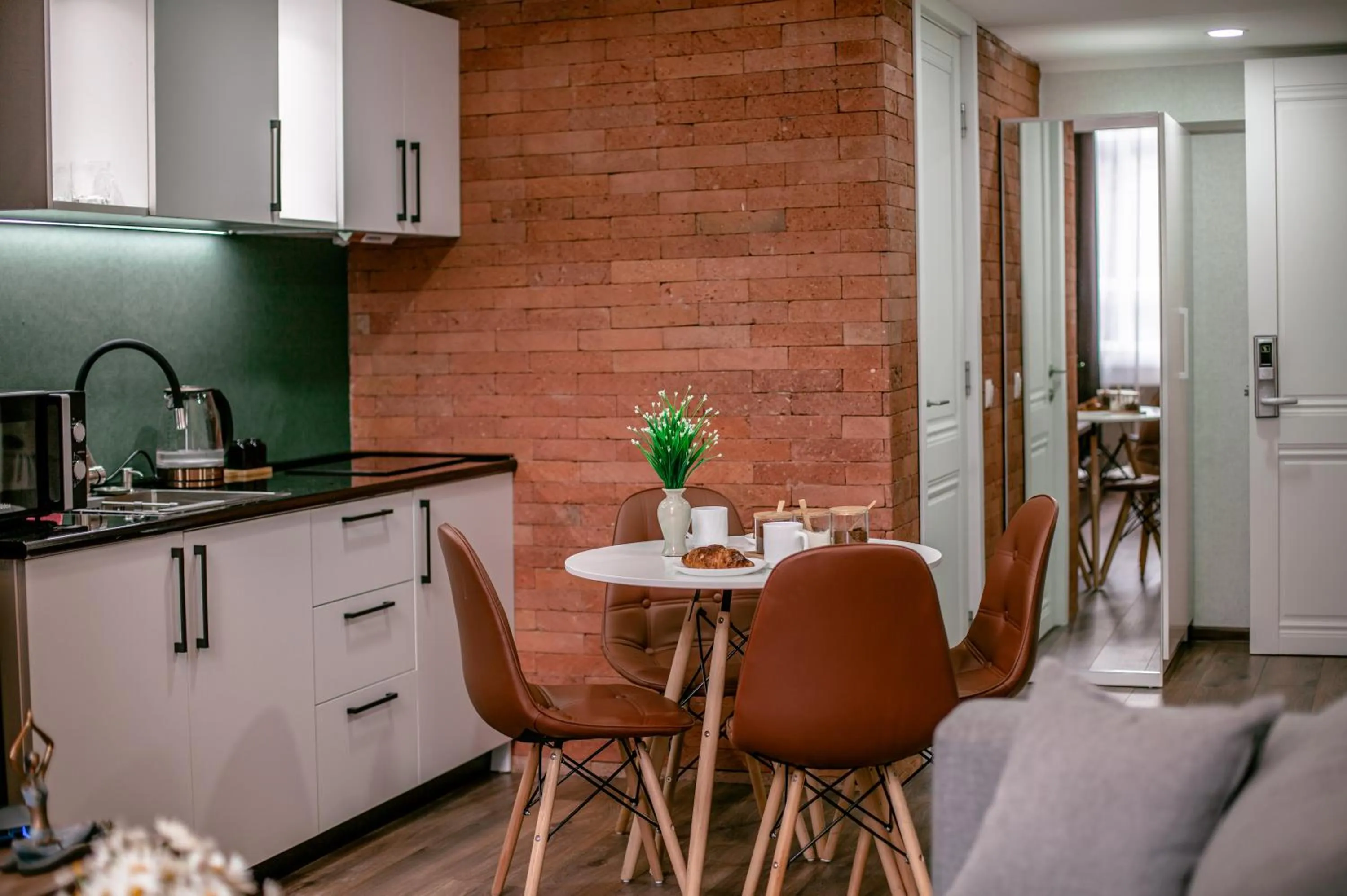 Kitchen or kitchenette in Luxury inn