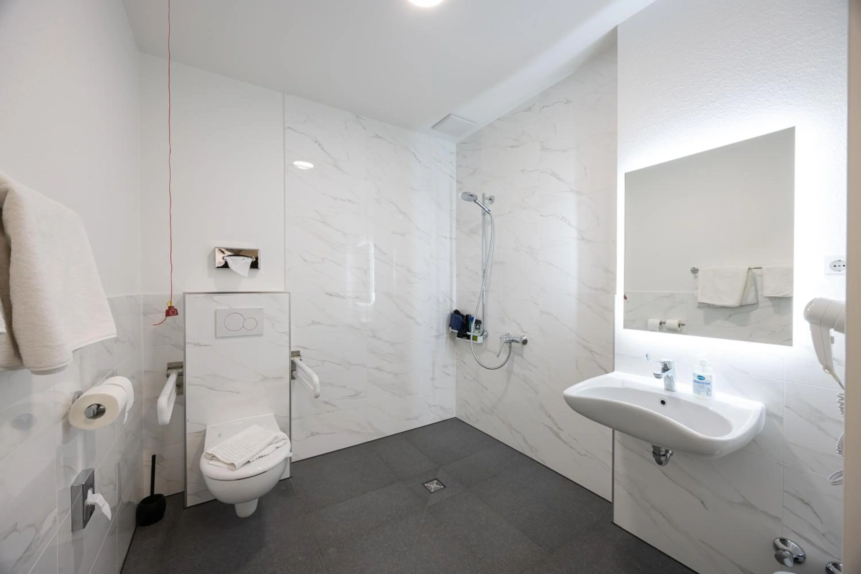 Bathroom in Panorama Hotel Rheinkrone