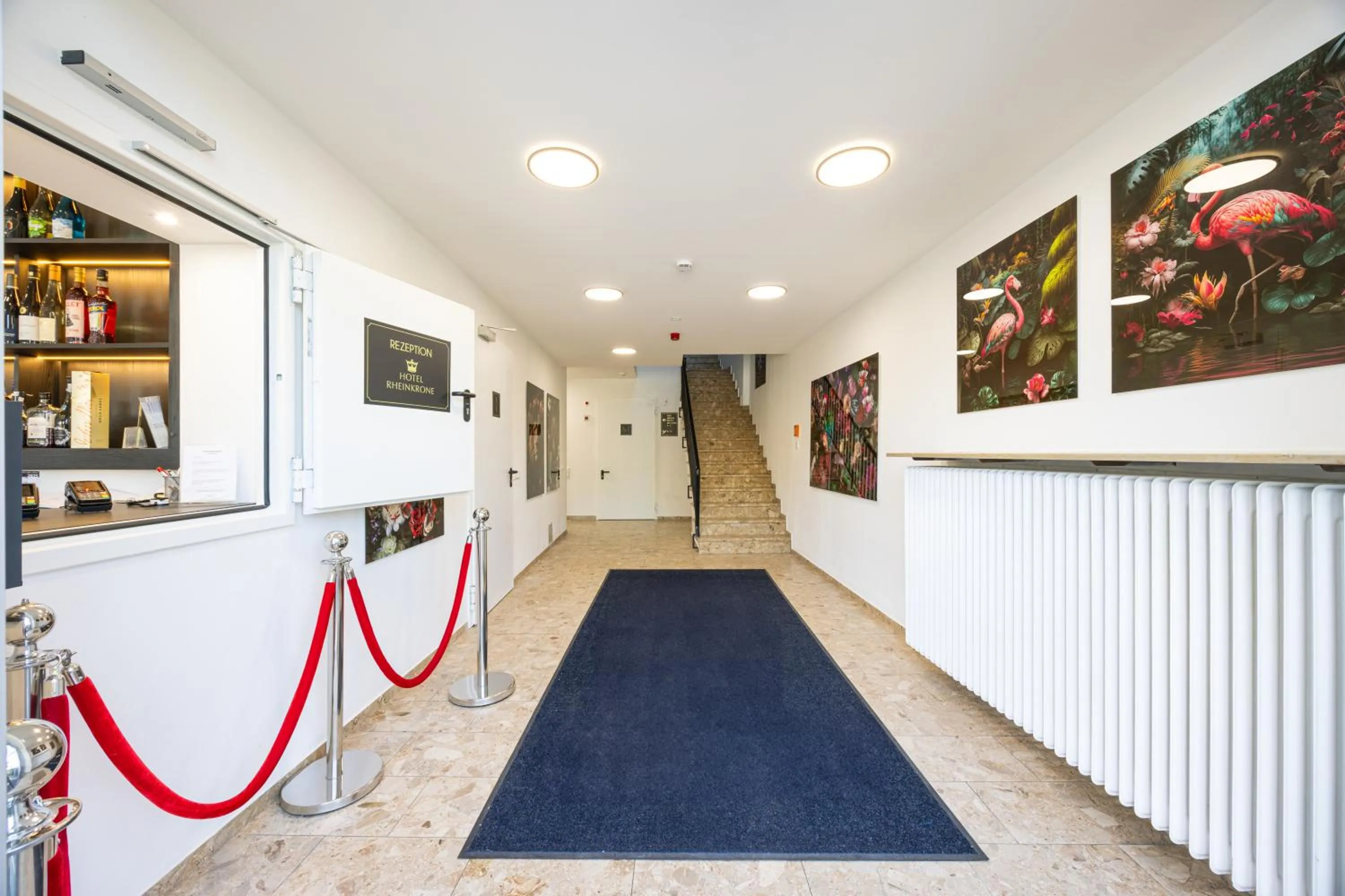 Decorative detail in Panorama Hotel Rheinkrone