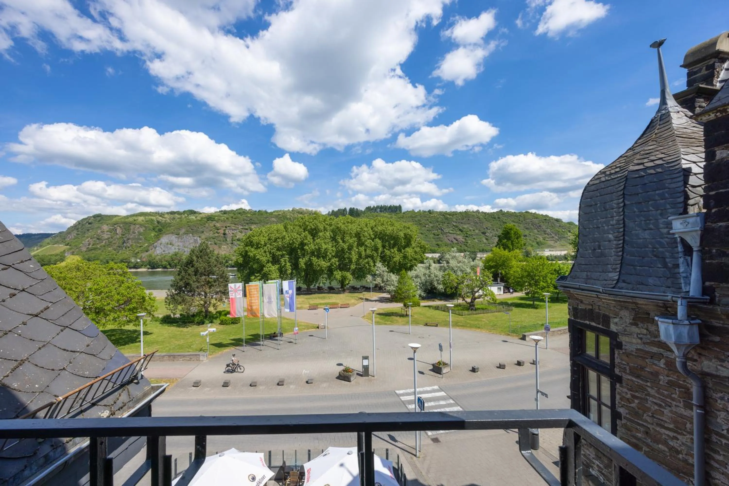 River view in Panorama Hotel Rheinkrone