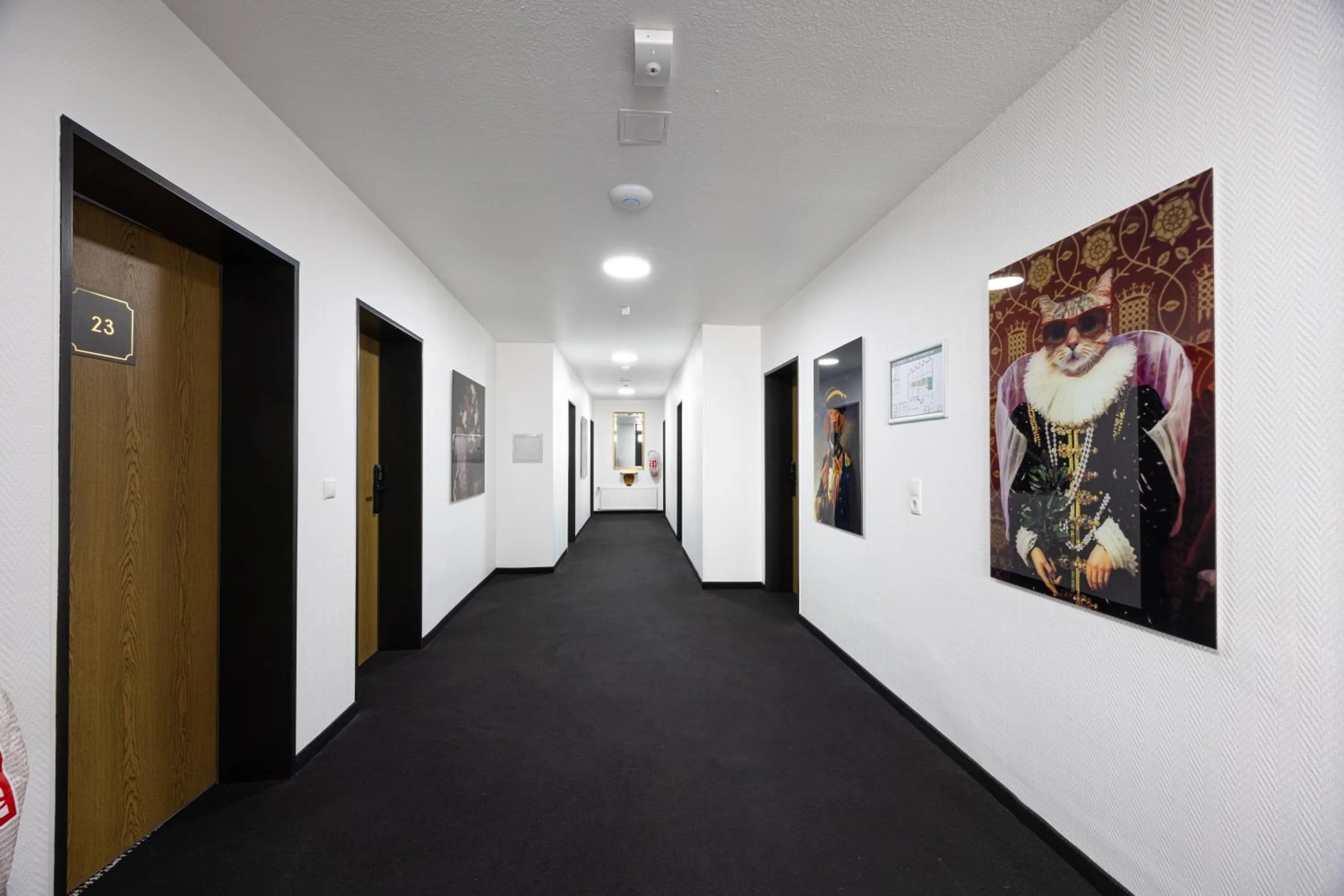 Decorative detail in Panorama Hotel Rheinkrone