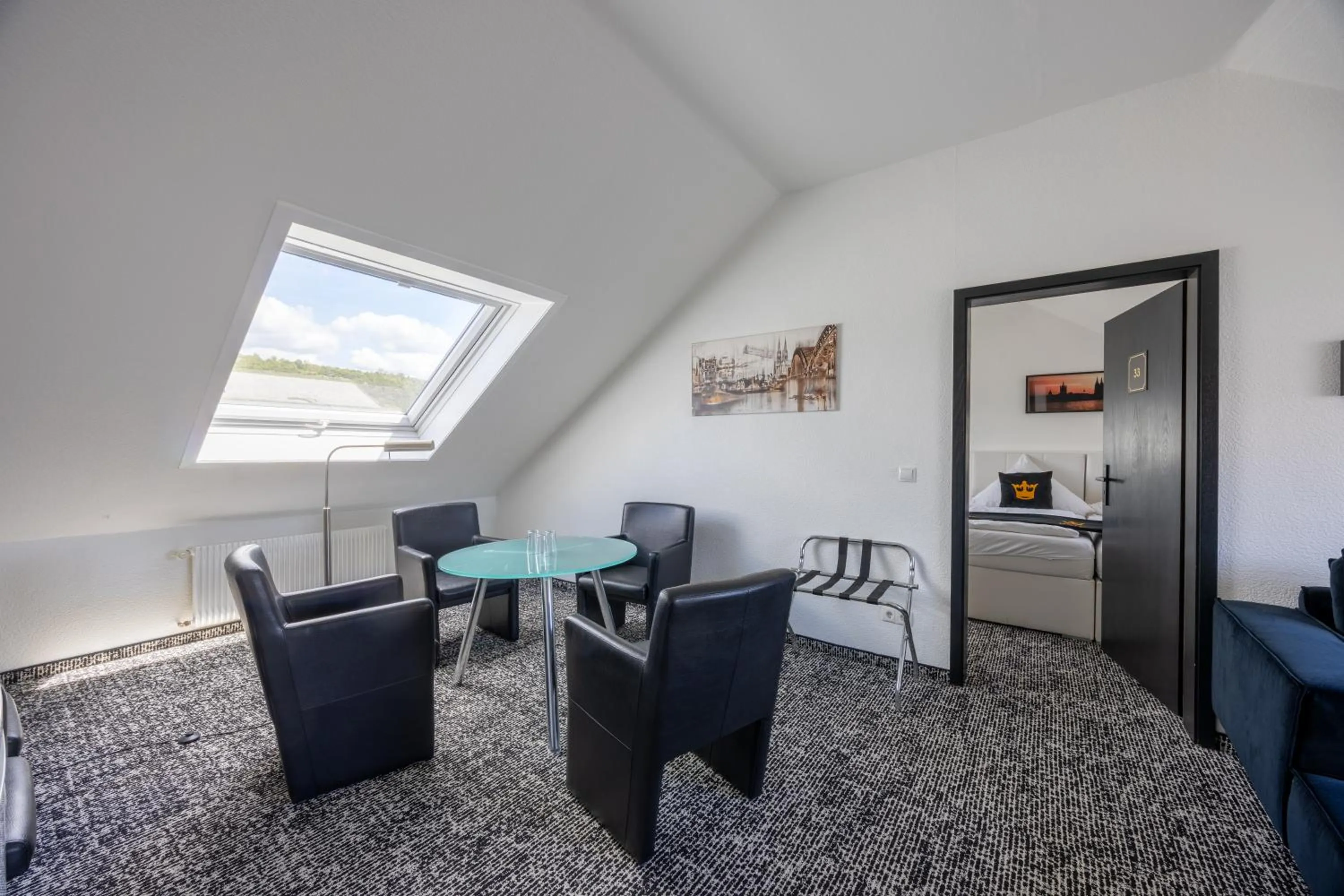 Seating area in Panorama Hotel Rheinkrone