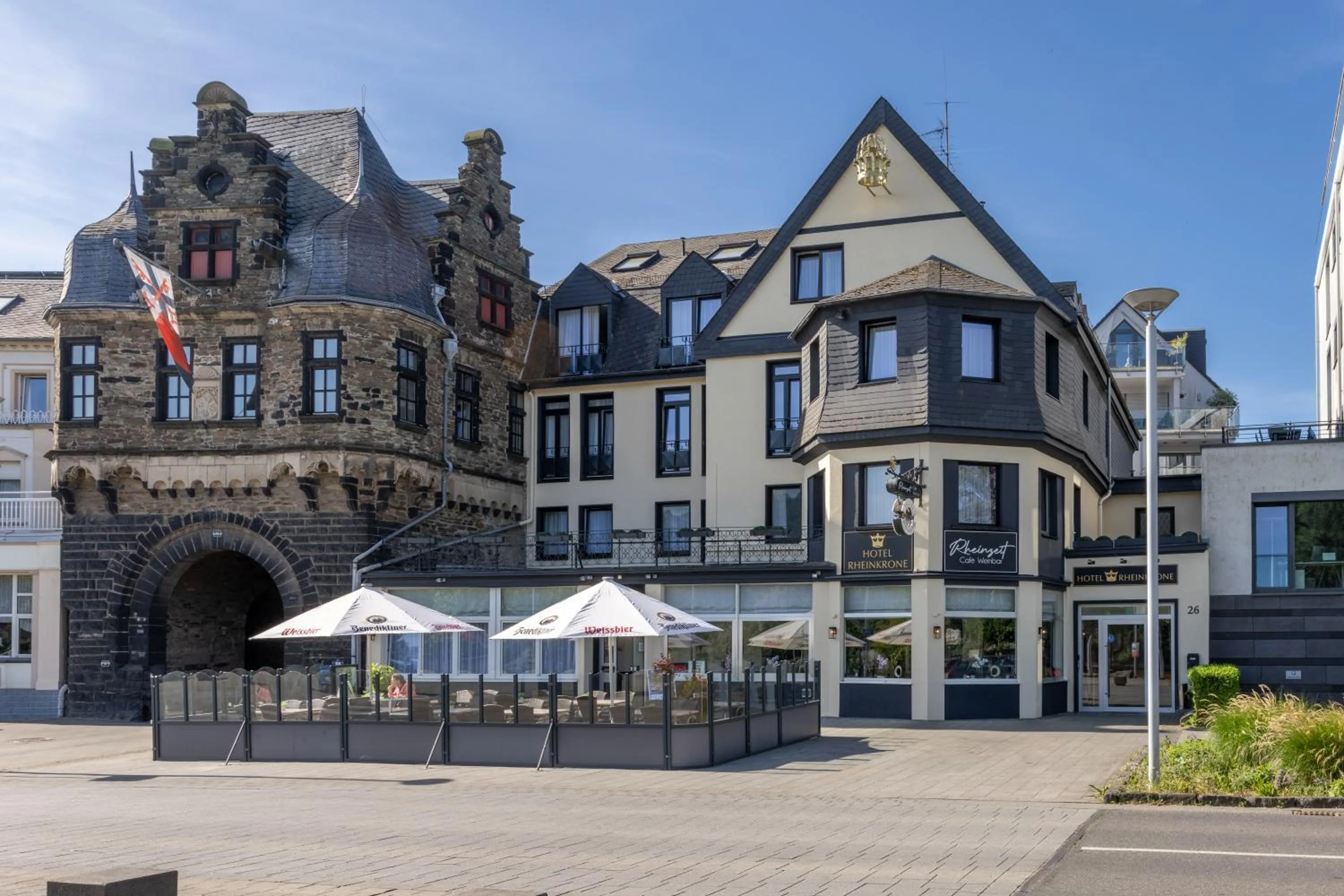 Property building in Panorama Hotel Rheinkrone