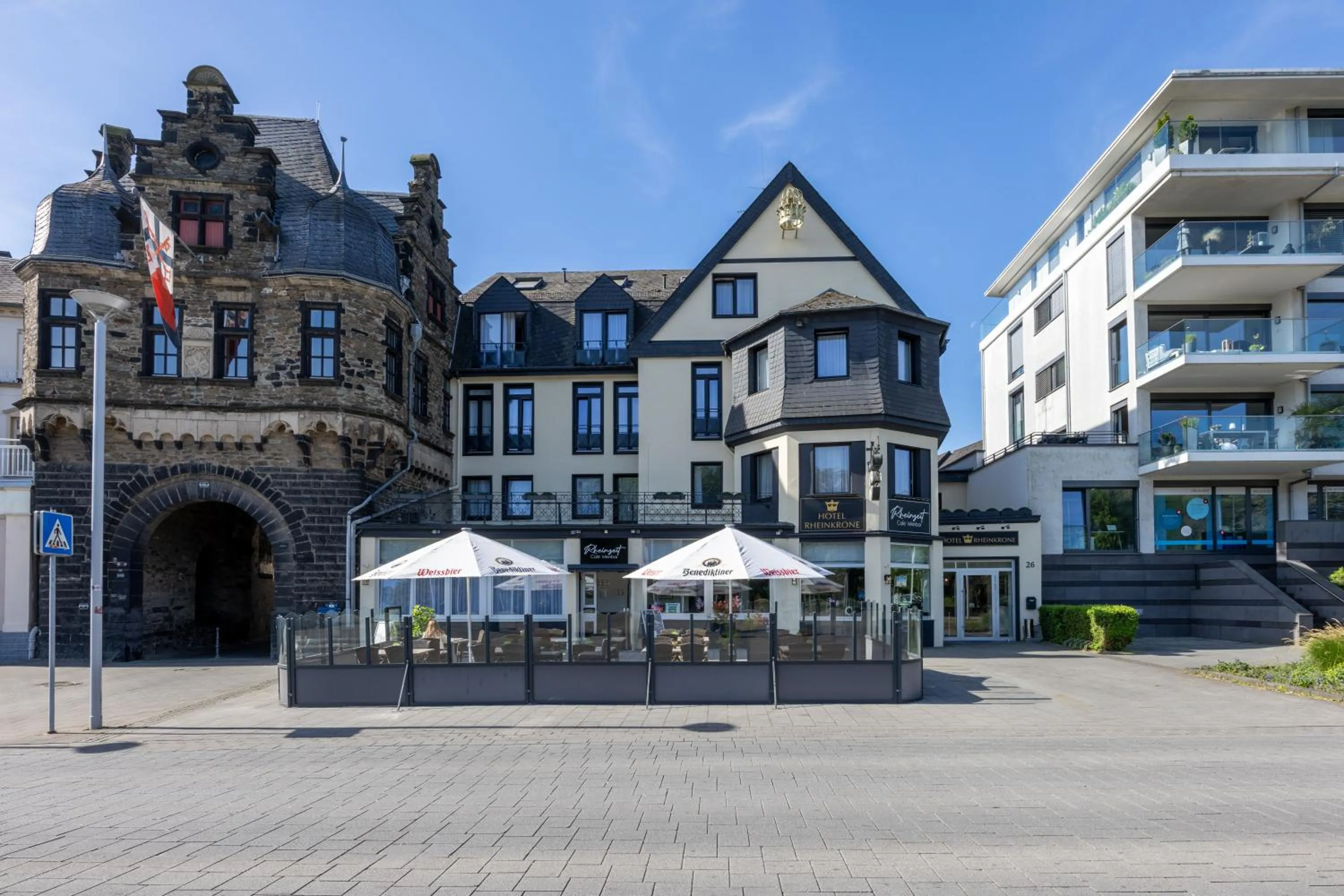 Property building in Panorama Hotel Rheinkrone