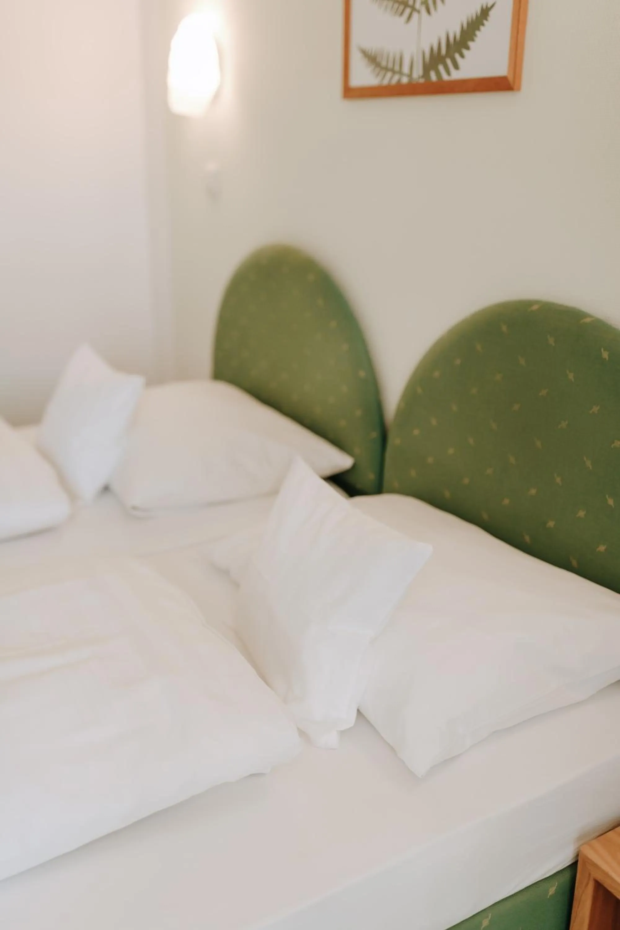 Bed in Huber's Hotel