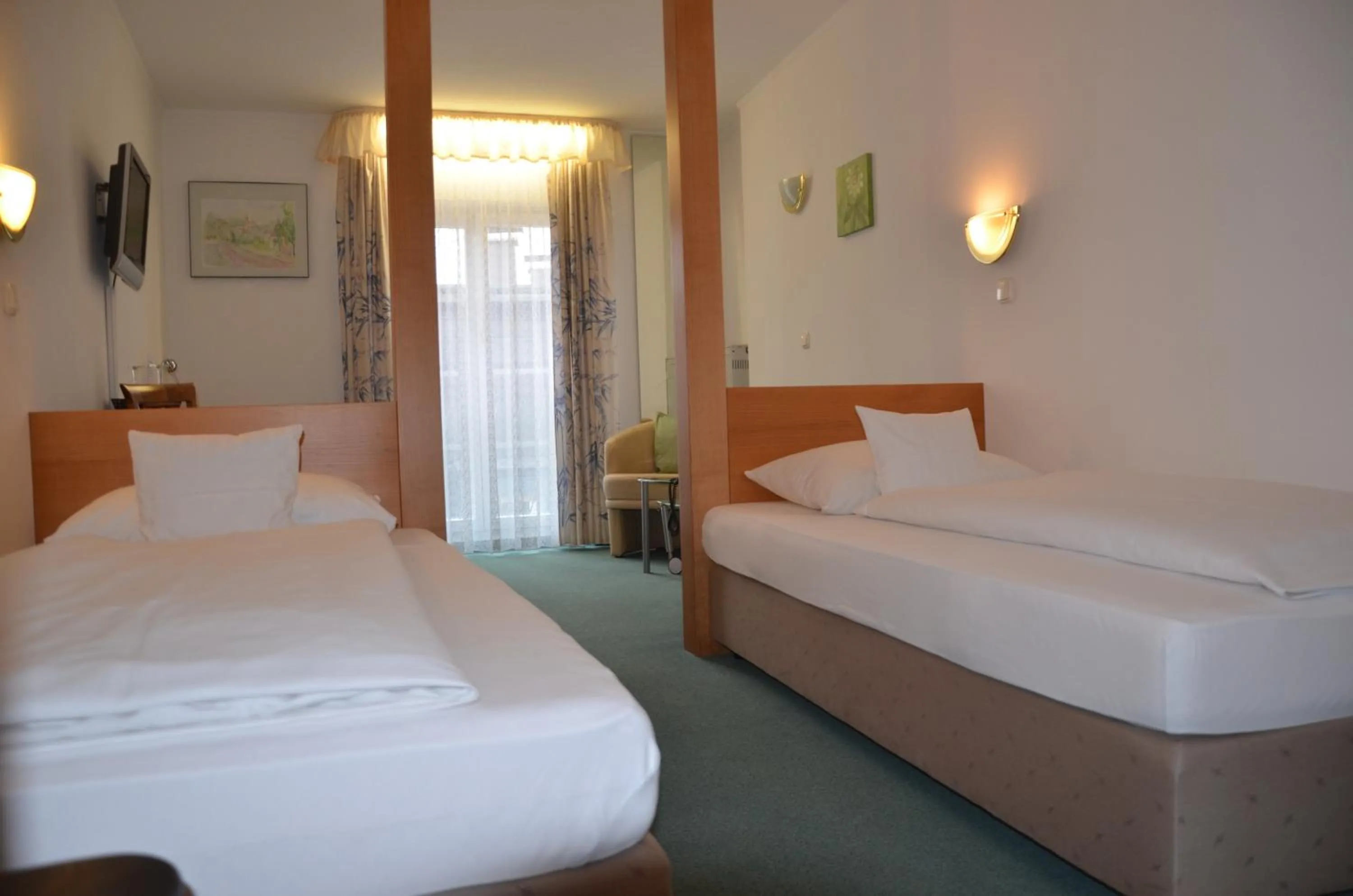 Bed in Huber's Hotel