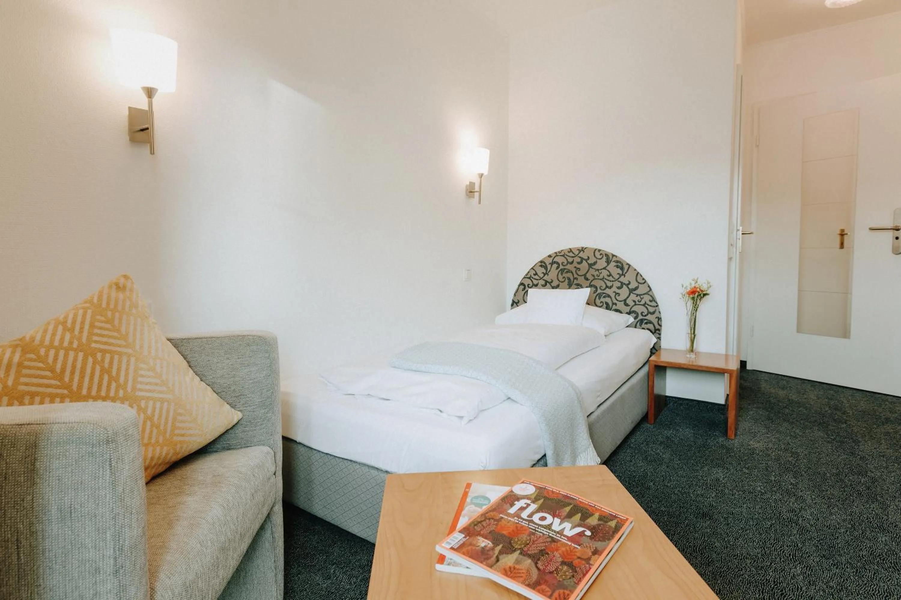 Bed in Huber's Hotel