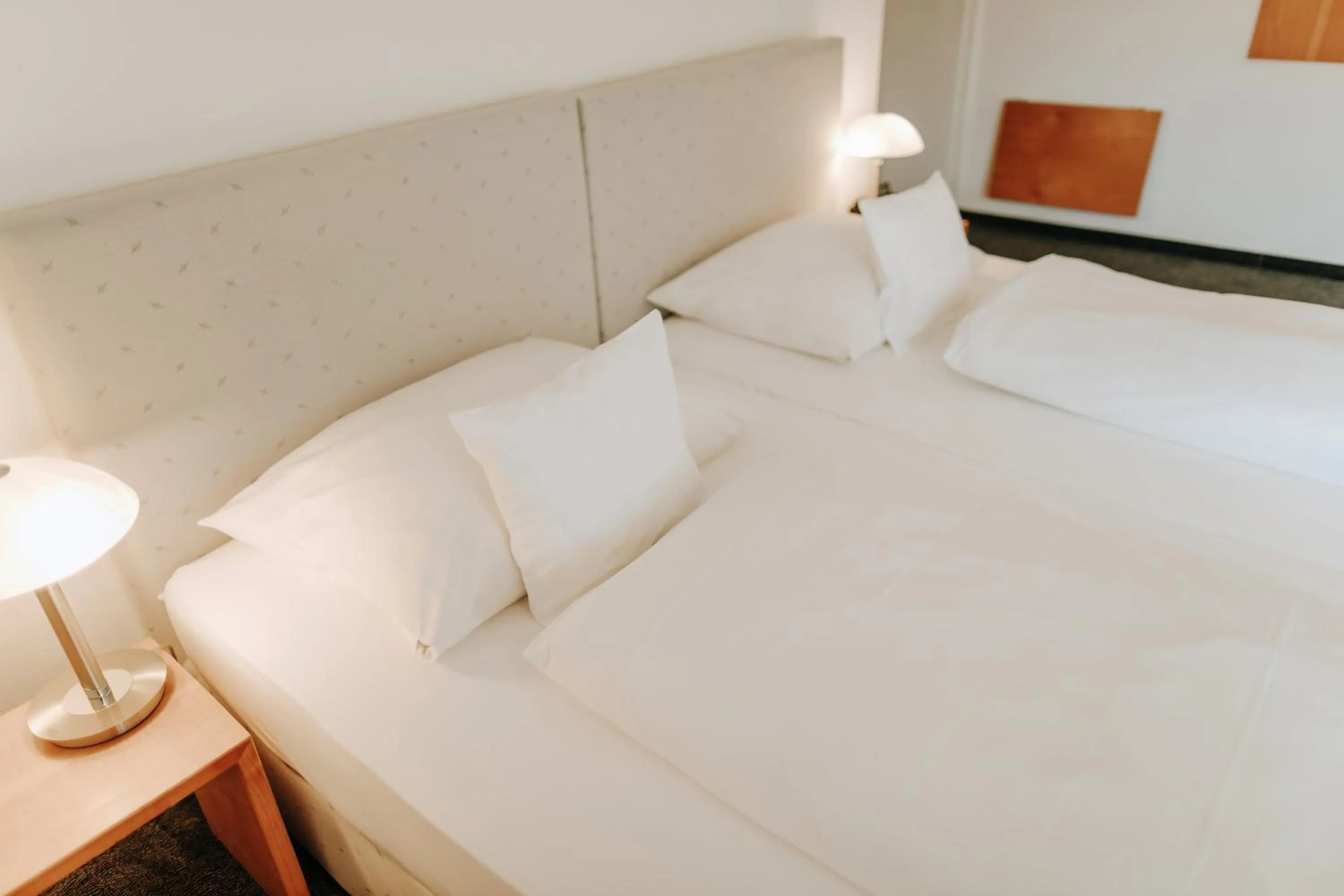 Bed in Huber's Hotel