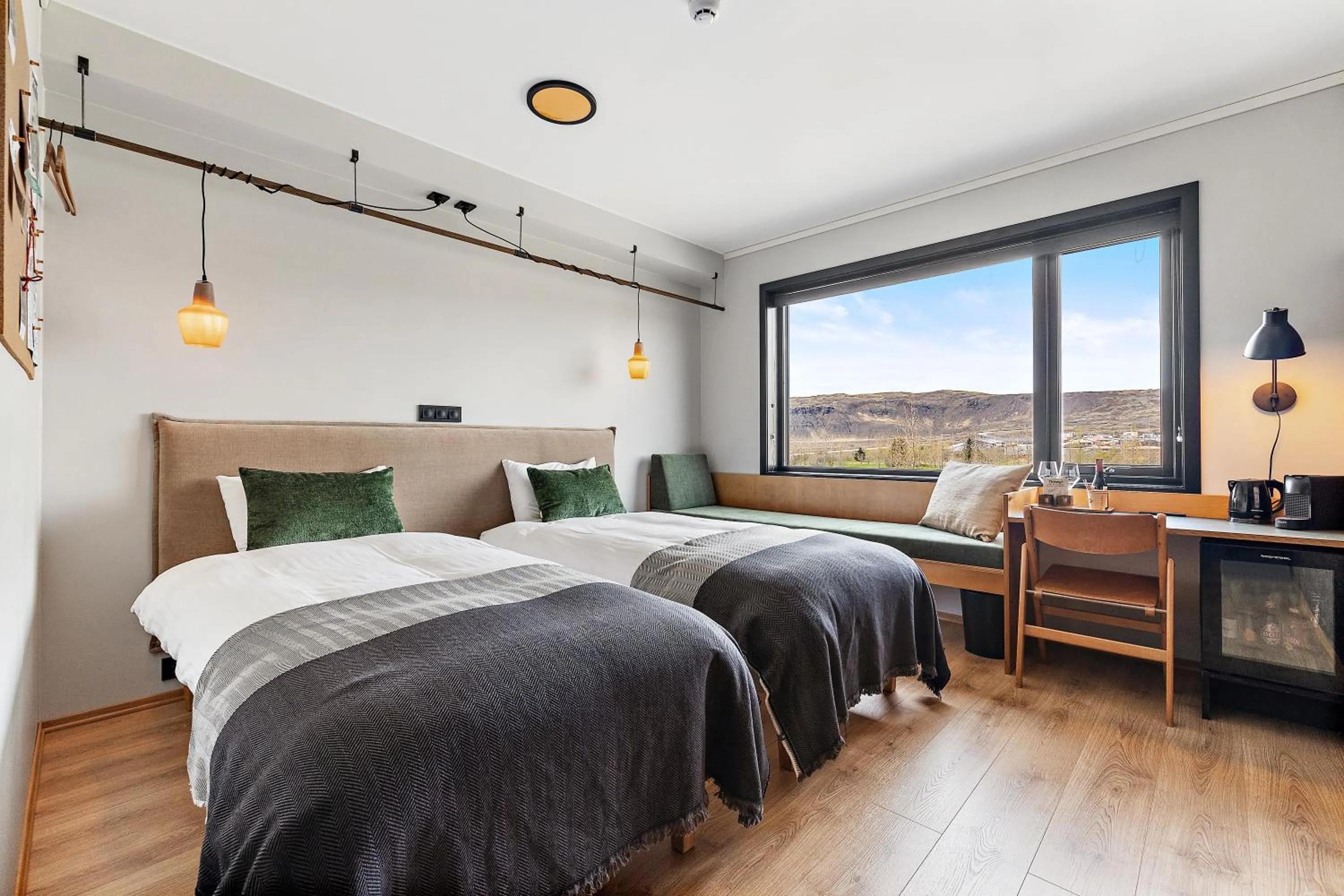 Bed in The Greenhouse Hotel