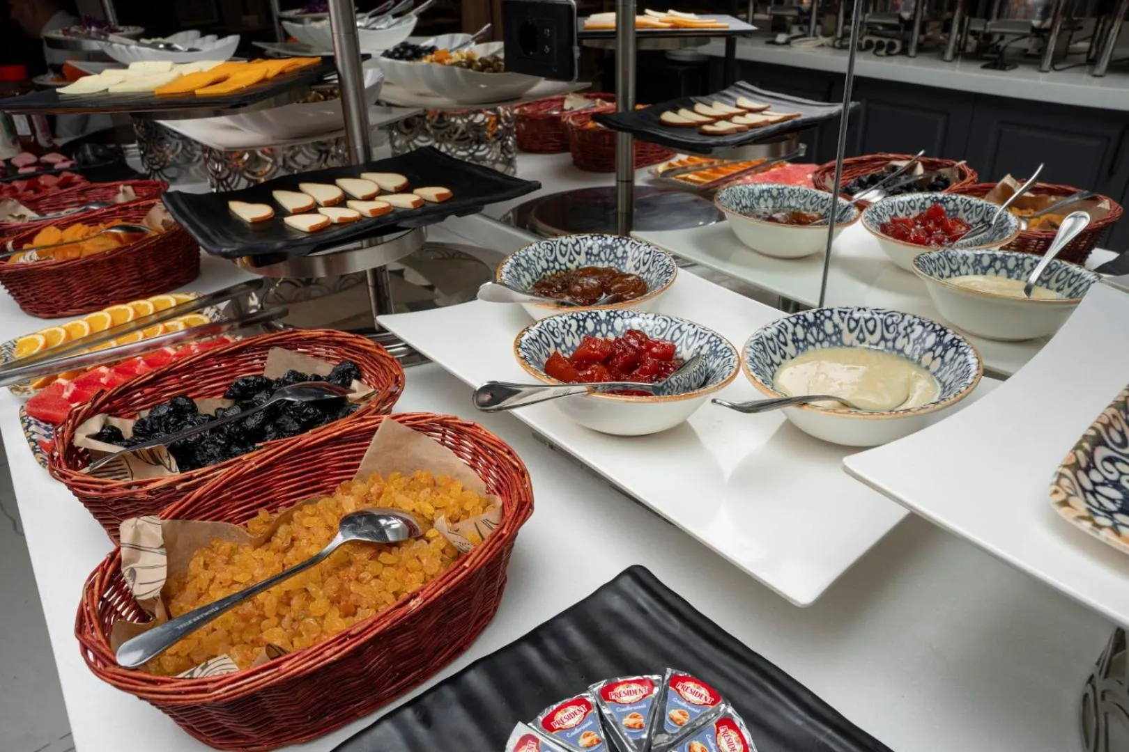 Buffet breakfast in Port Rivoli Hotel Baku