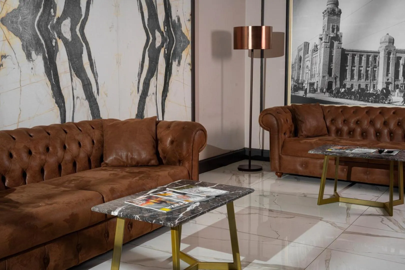 Lobby or reception in Port Rivoli Hotel Baku