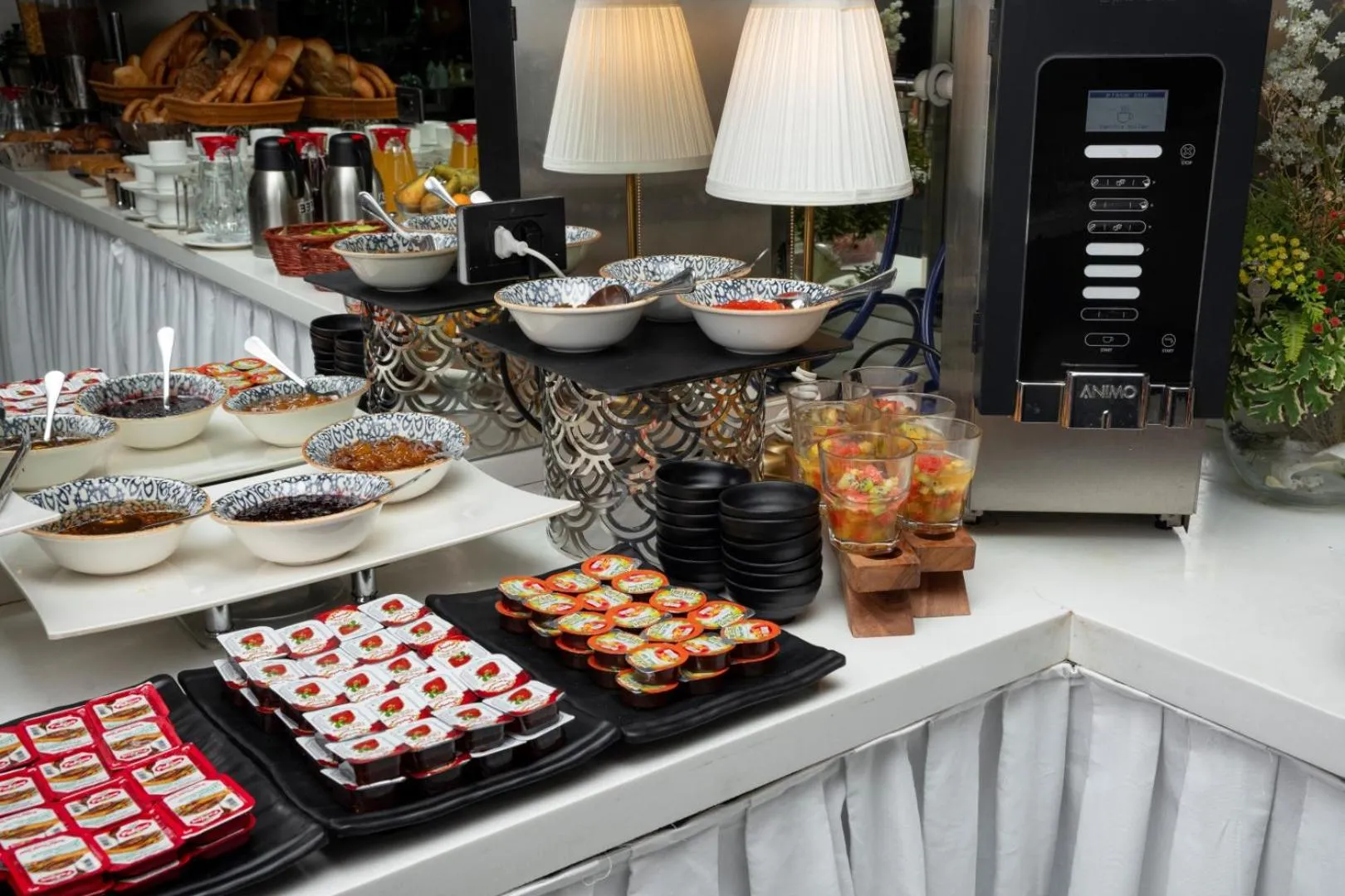 Buffet breakfast in Port Rivoli Hotel Baku