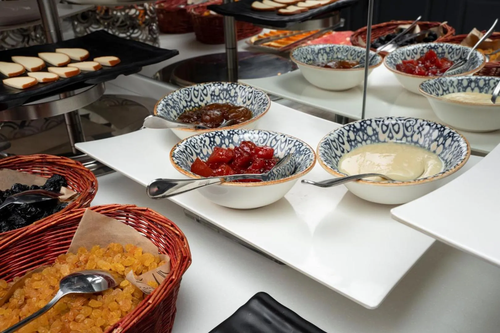 Buffet breakfast in Port Rivoli Hotel Baku
