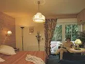 Bed in Hotel - Restaurant - Café Forsthaus Lahnquelle