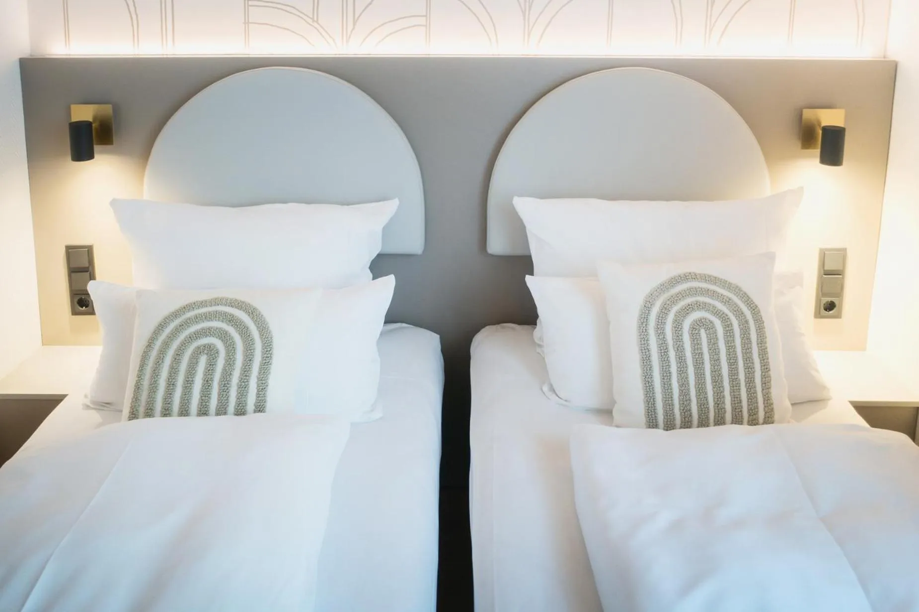 Bed in Hotel Barbarossa Classic