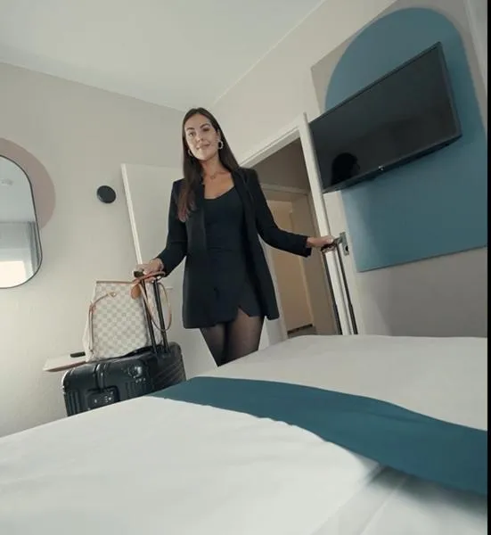 Bed in Hotel Barbarossa Classic