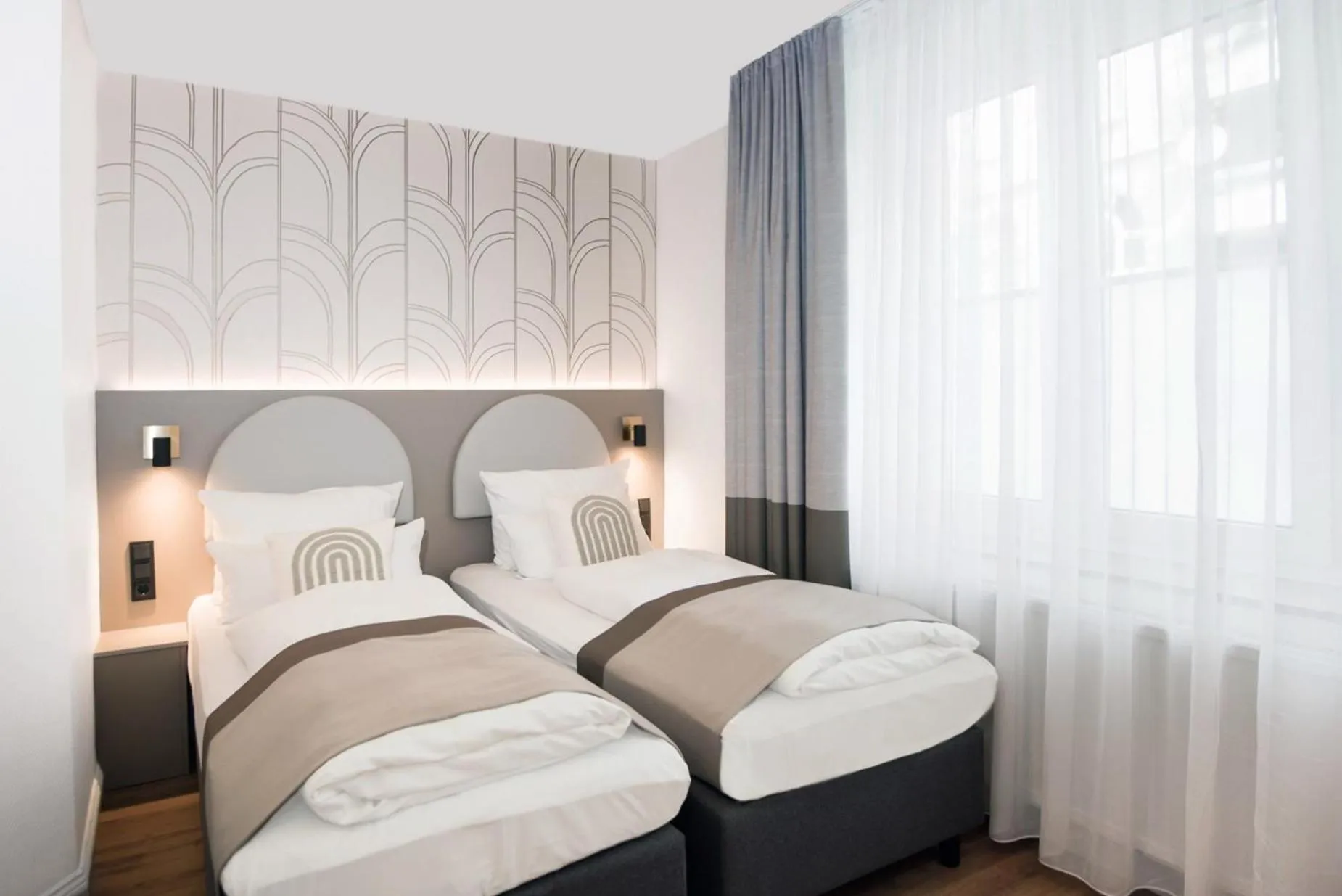 Bed in Hotel Barbarossa Classic