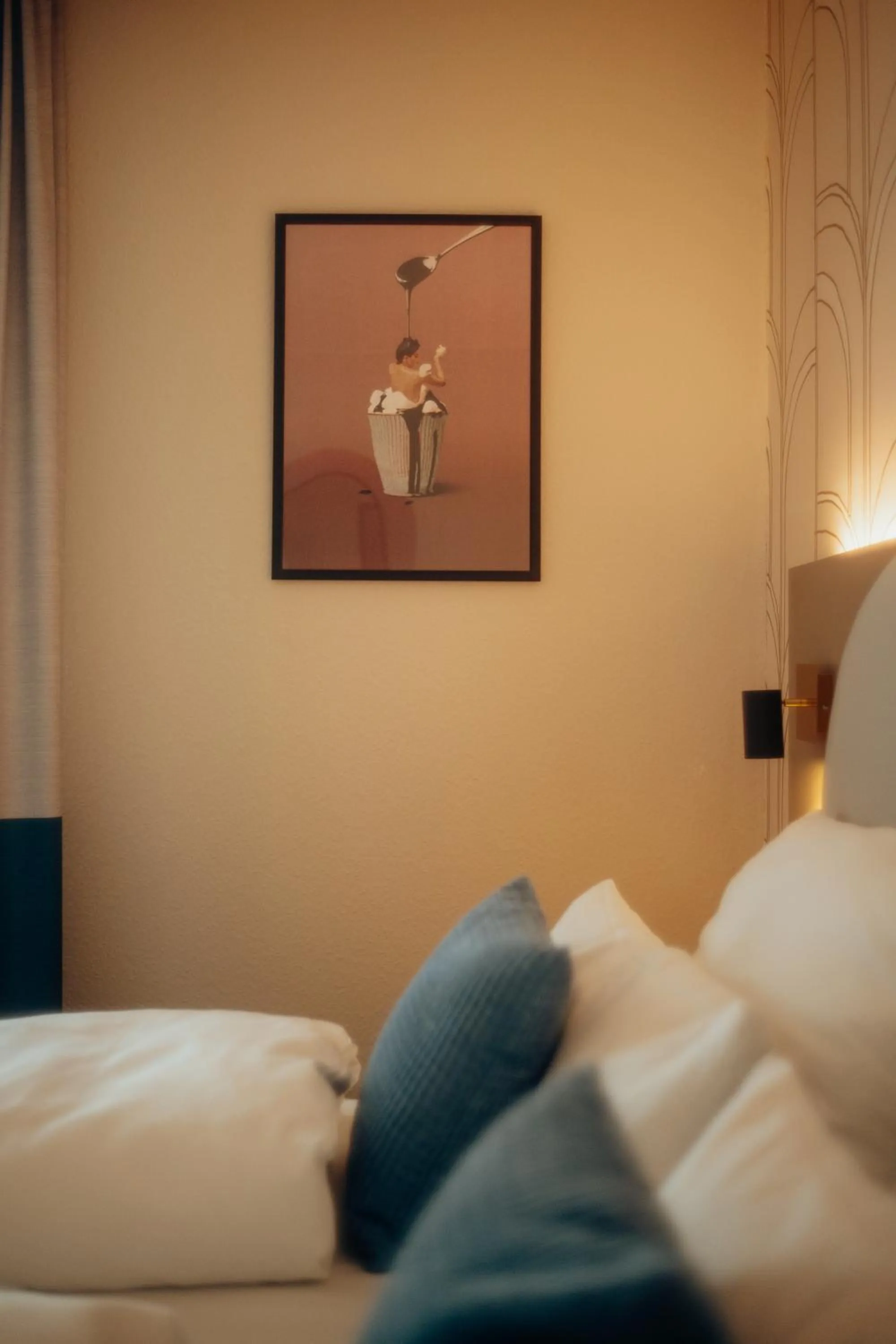 Bed in Hotel Barbarossa Classic