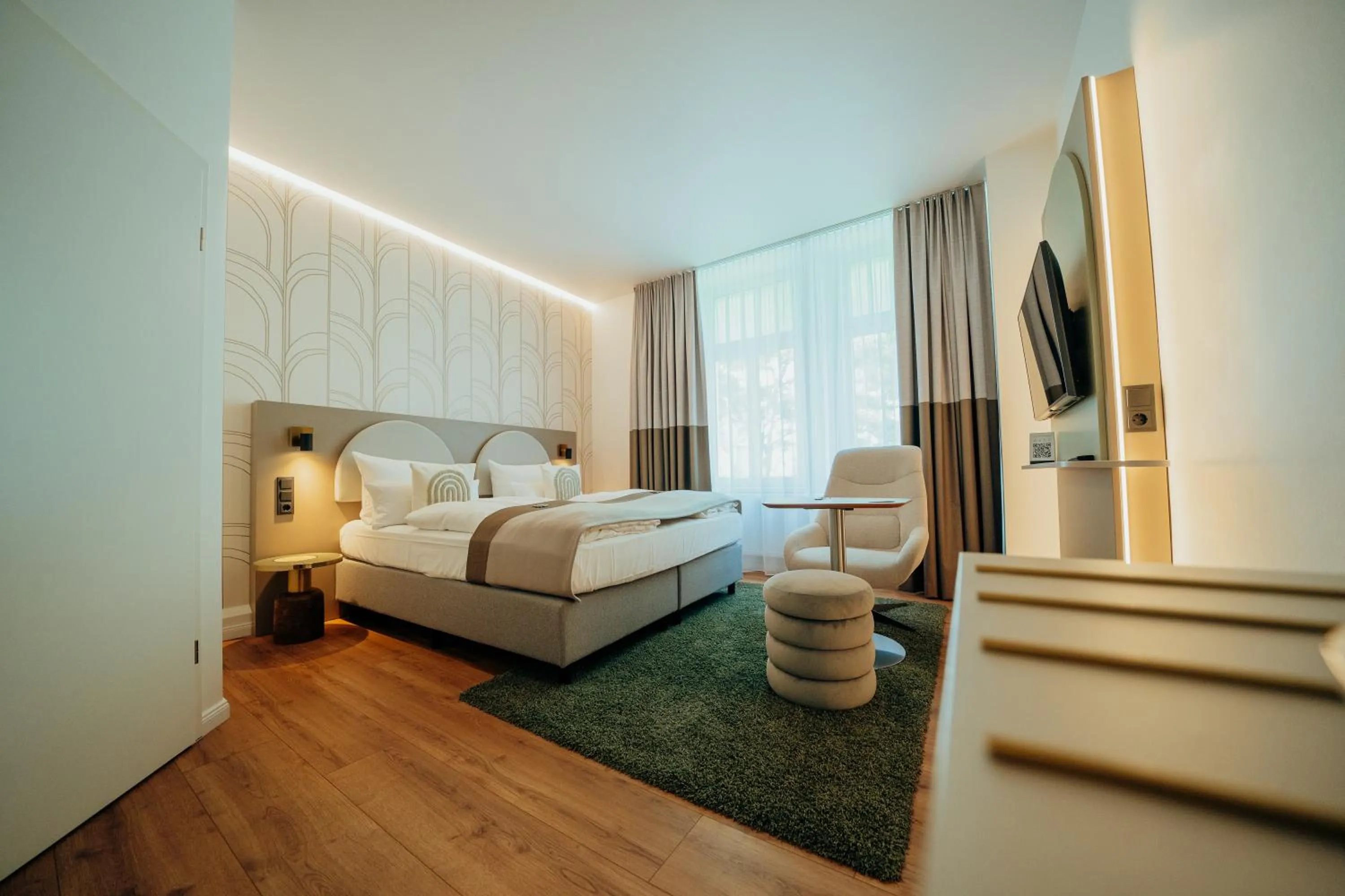 Bed in Hotel Barbarossa Classic