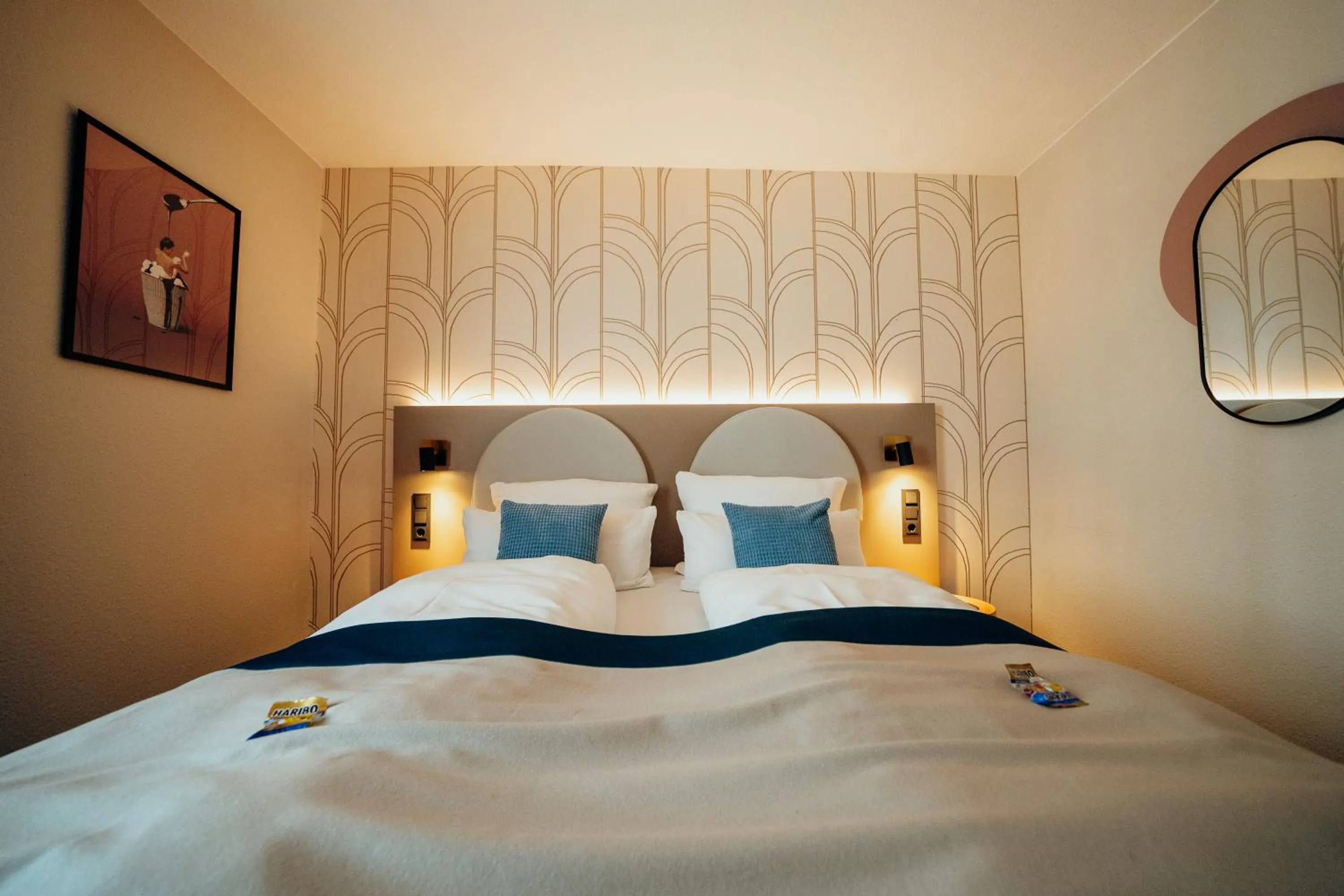 Bed in Hotel Barbarossa Classic