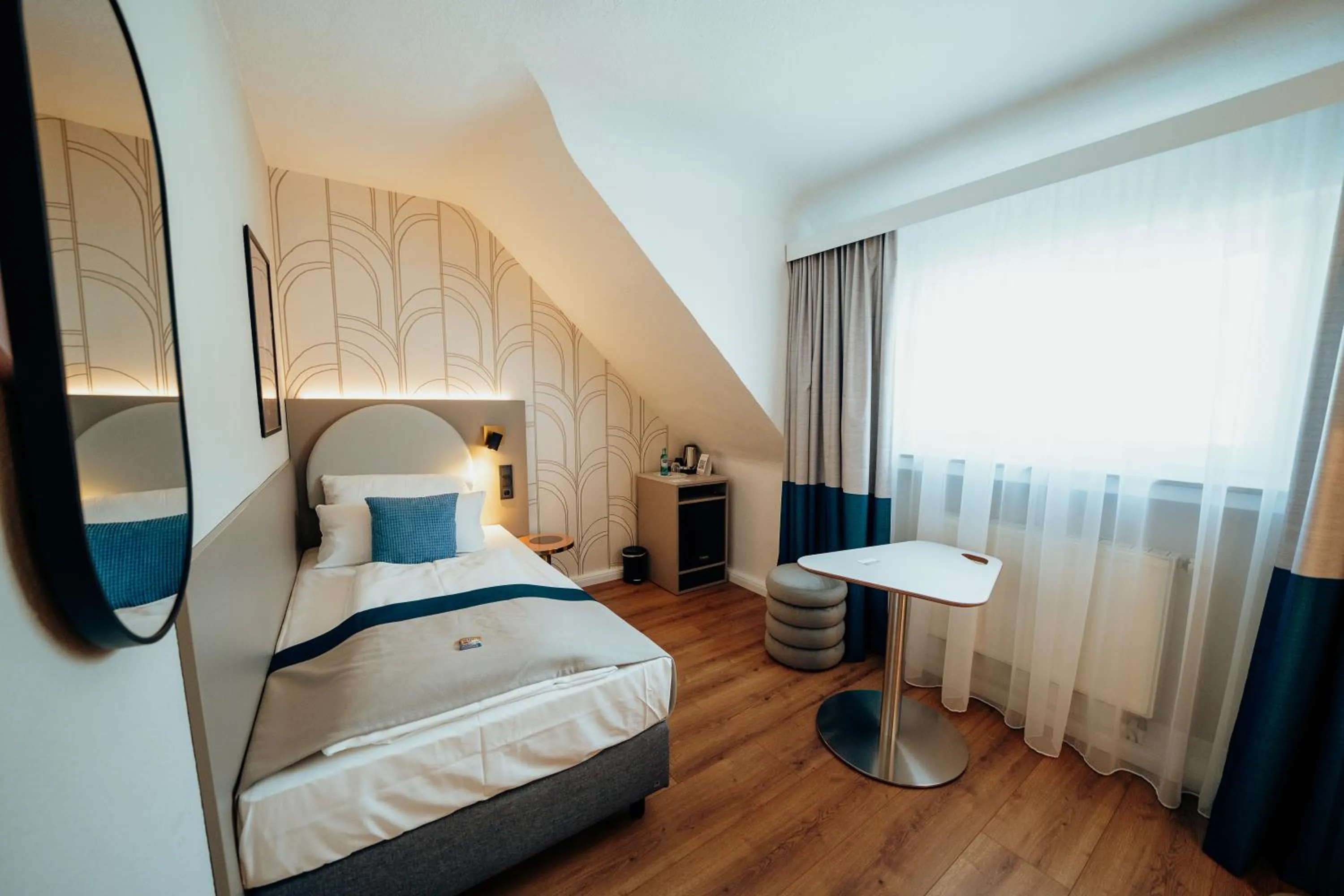 Bed in Hotel Barbarossa Classic