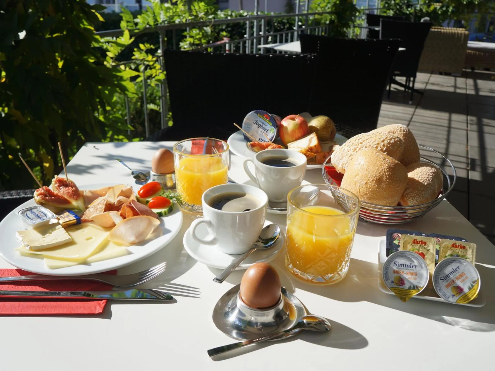 Balcony/Terrace in Eisberg Hotel Schwanen