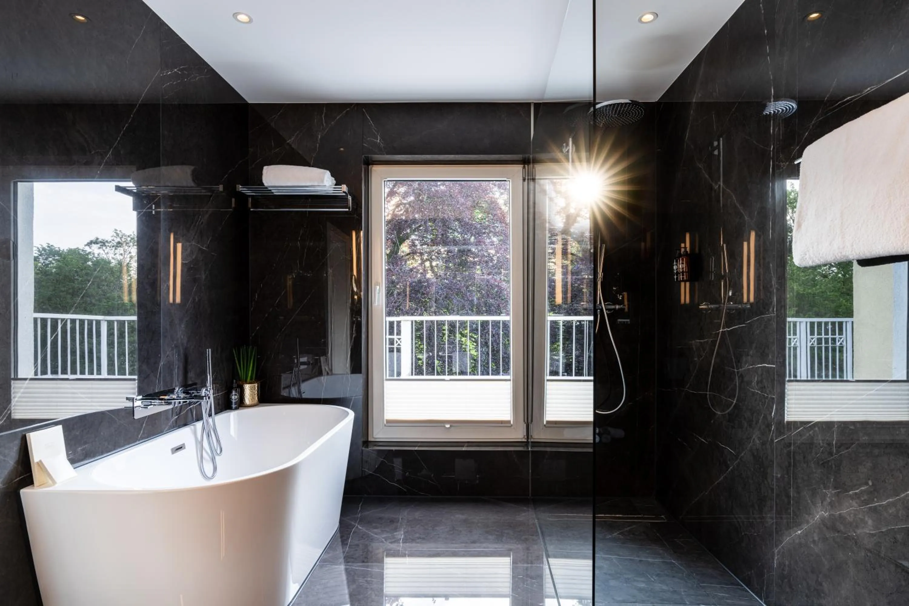 Bathroom in Parkhotel Engelsburg - 4 Sterne Superior