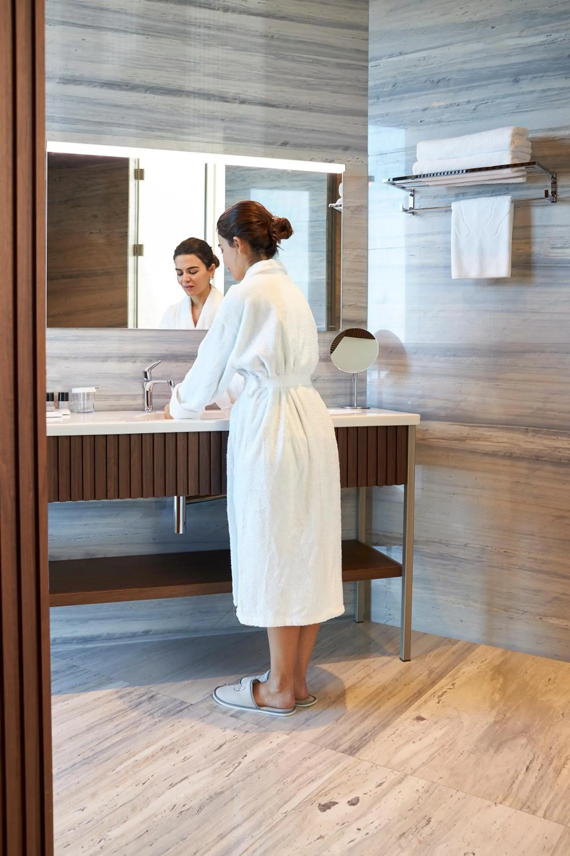 Bathroom in Ricosta Hotel