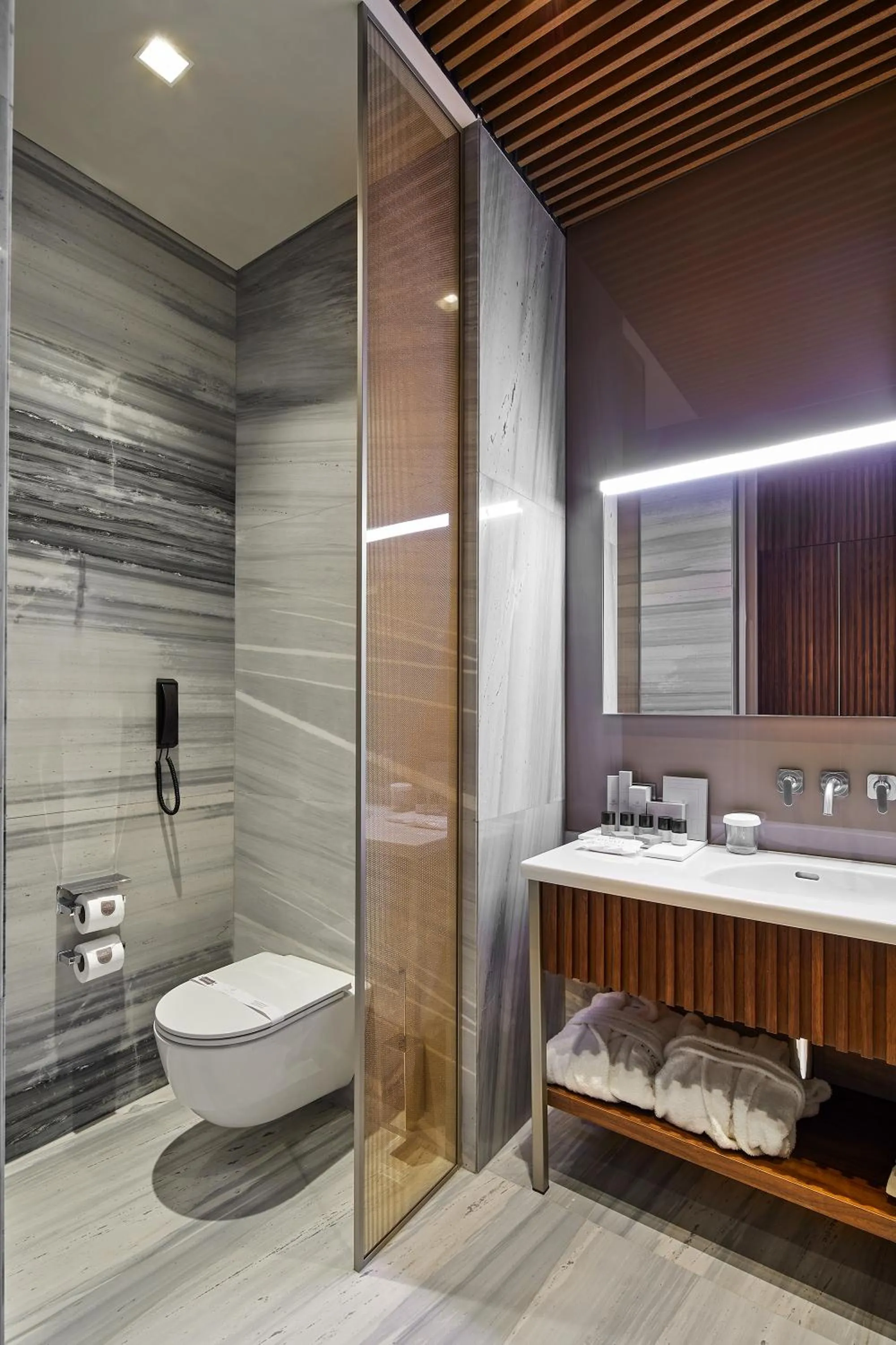 Toilet in Ricosta Hotel