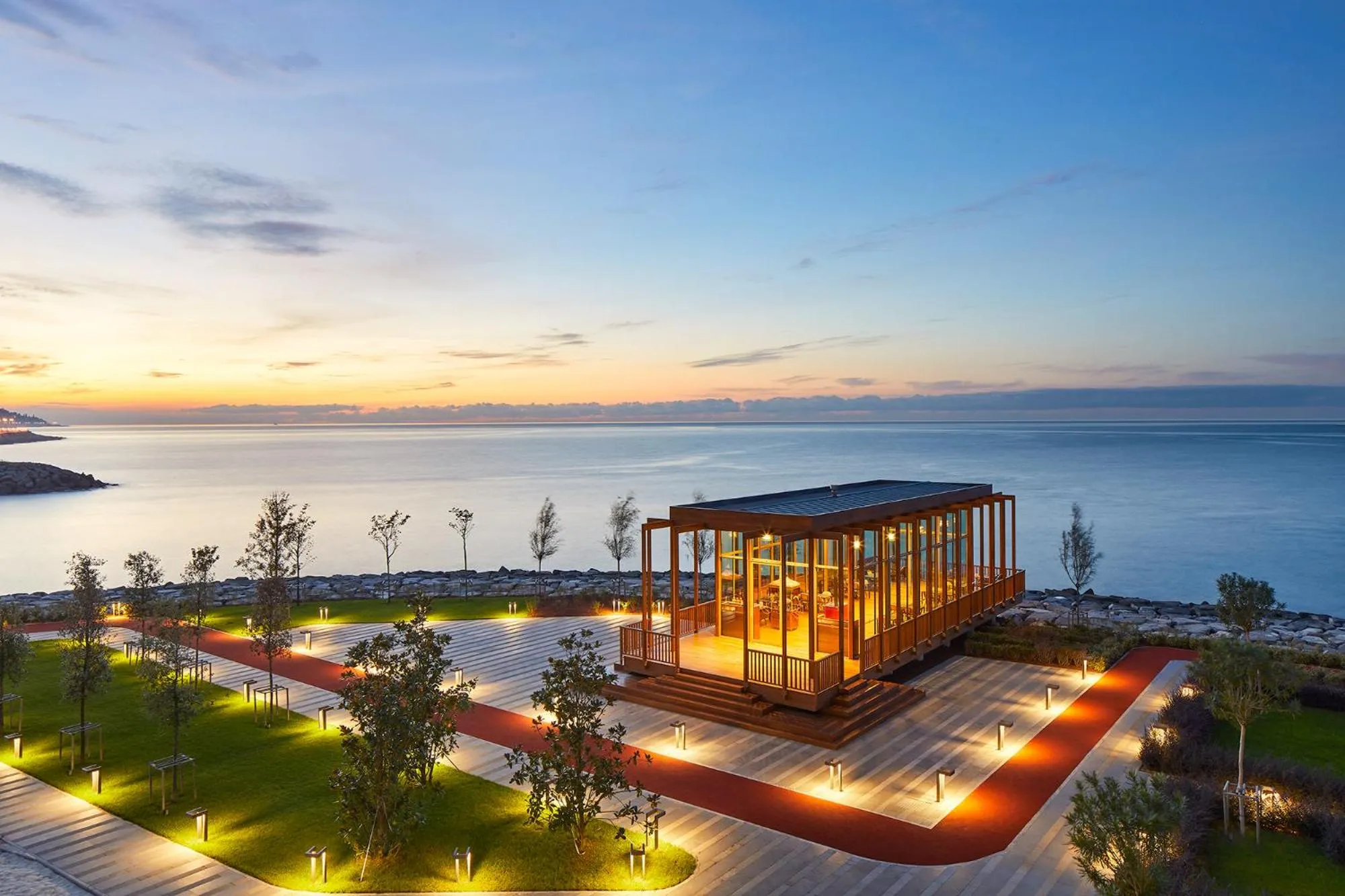 Garden view in Ricosta Hotel