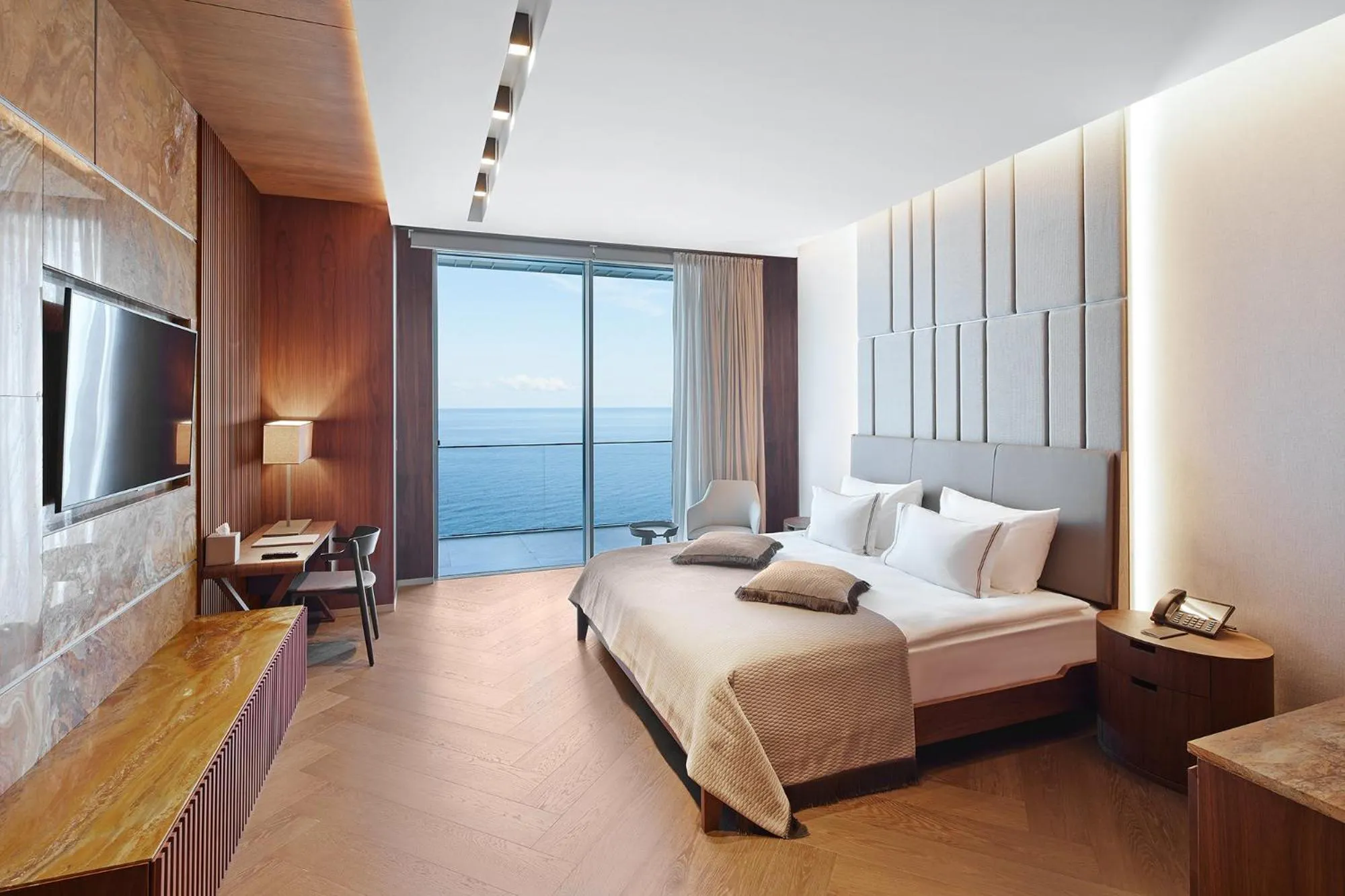 Bed in Ricosta Hotel