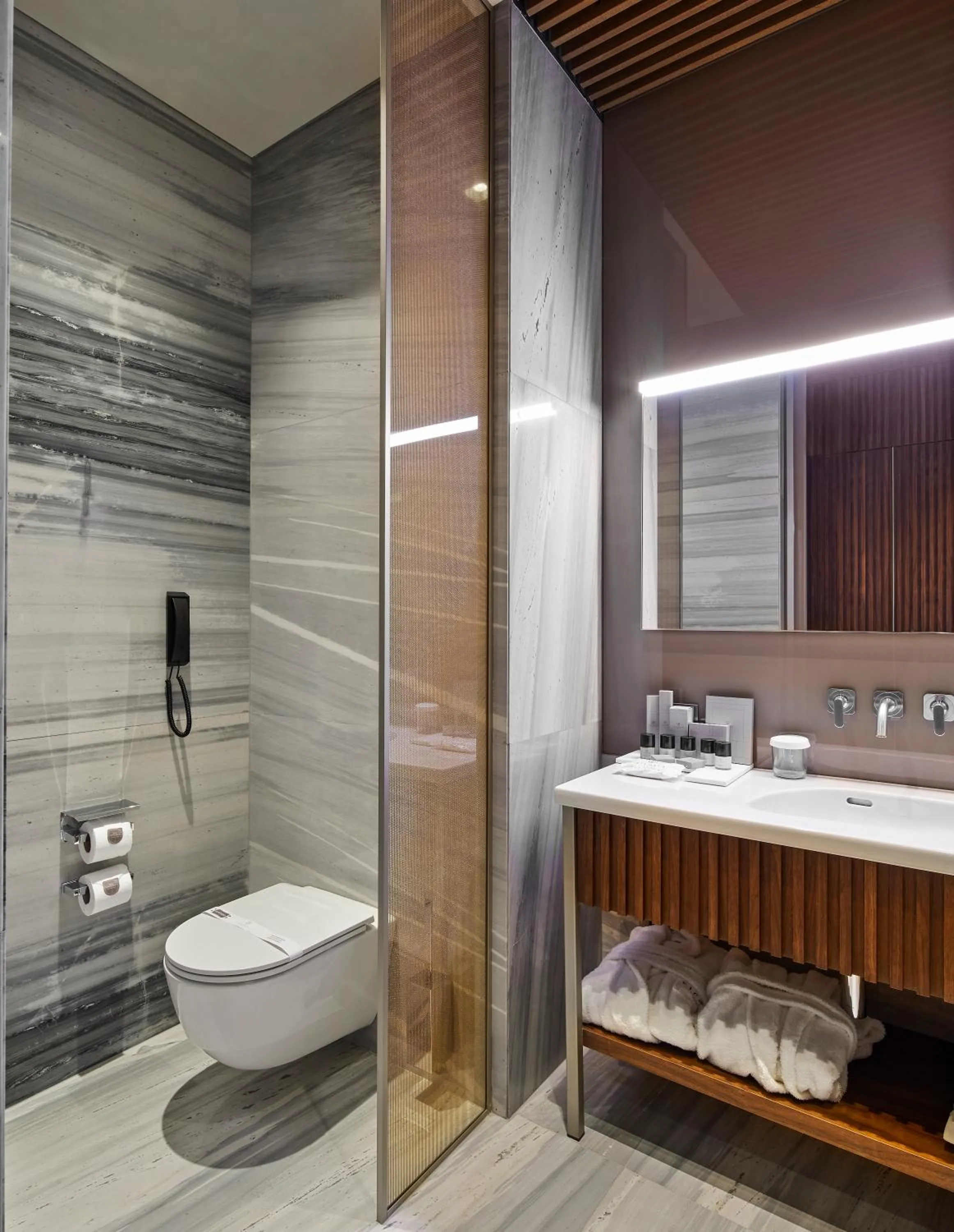 Bathroom in Ricosta Hotel