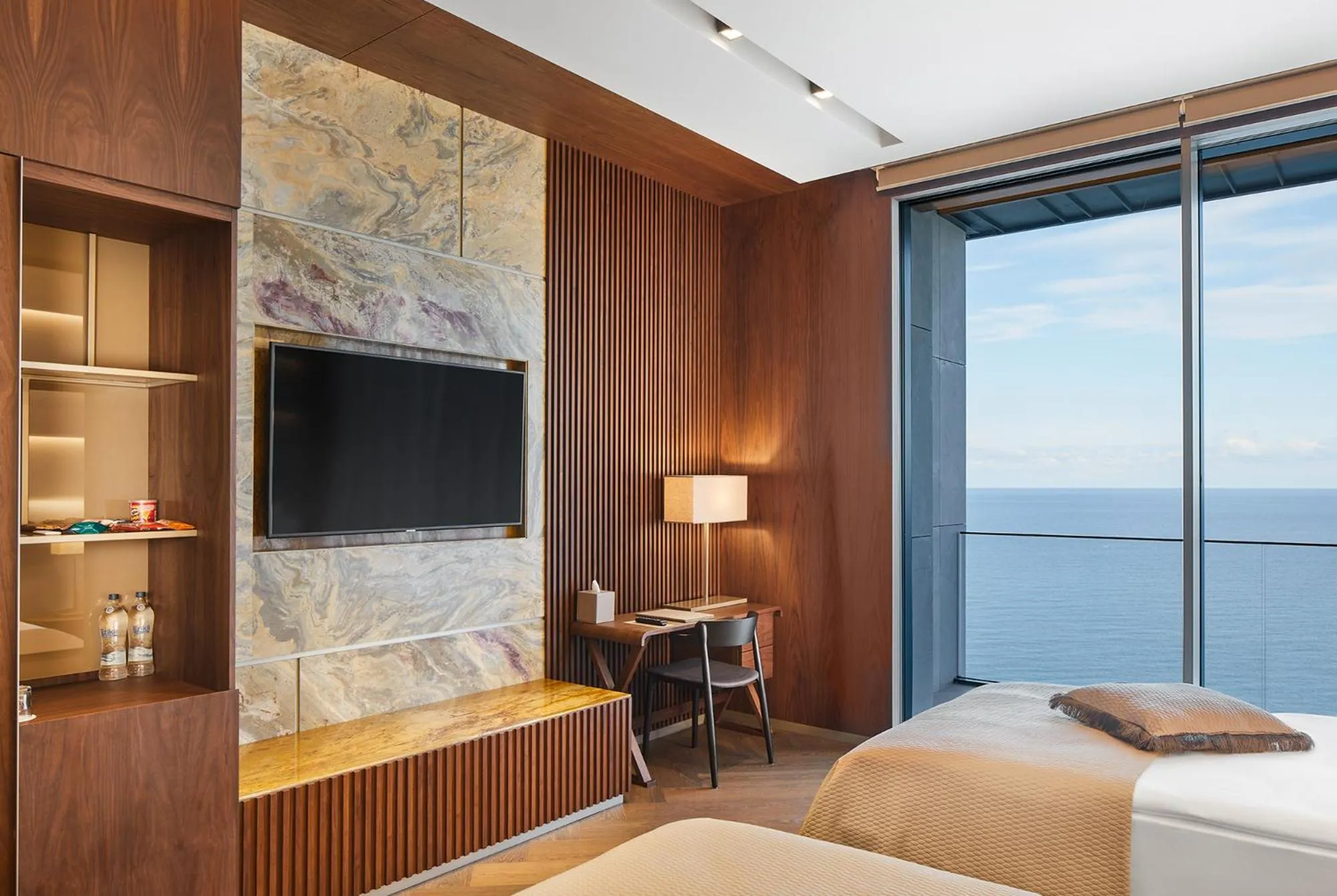 Decorative detail, Bed in Ricosta Hotel