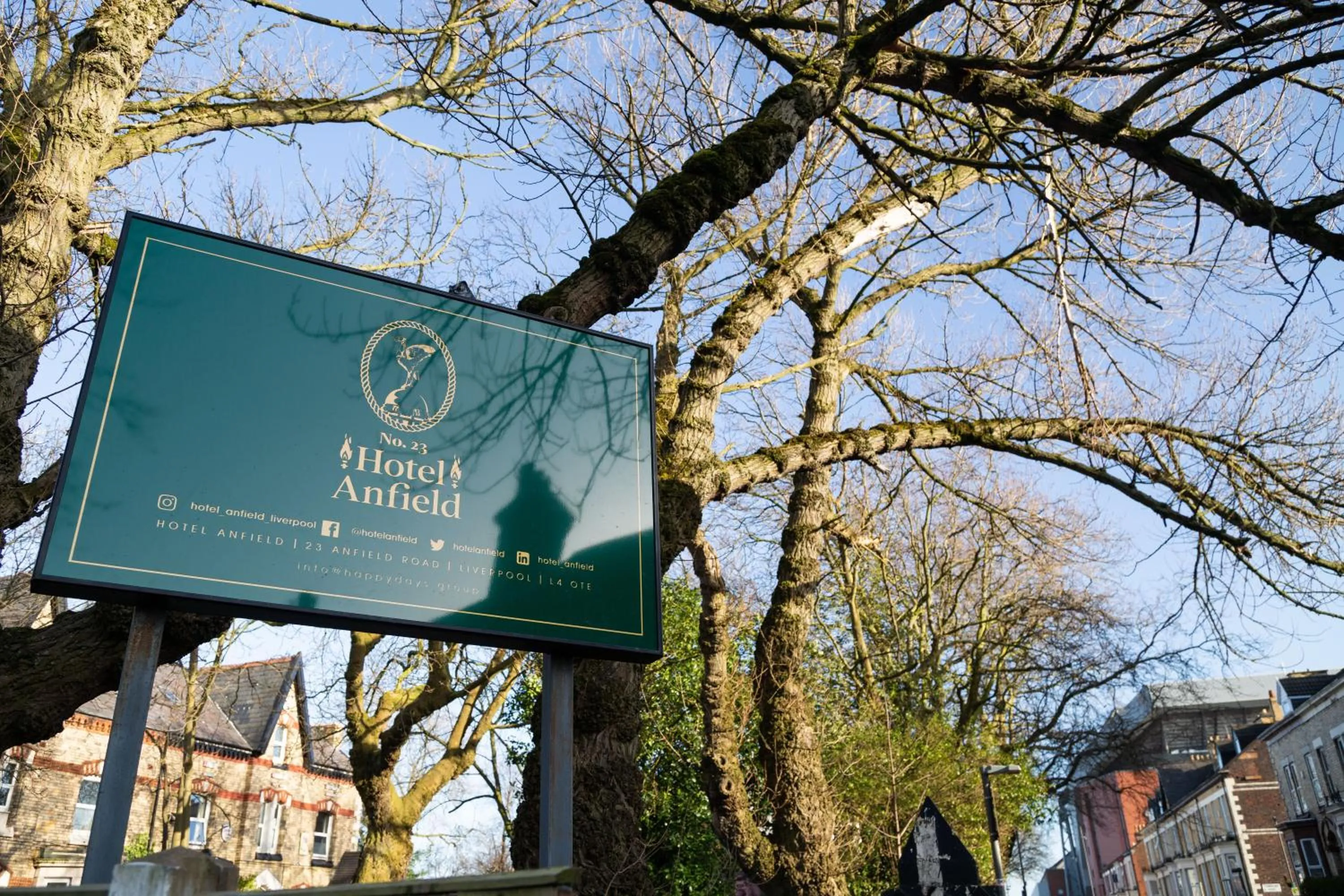 Facade/entrance in Hotel Anfield