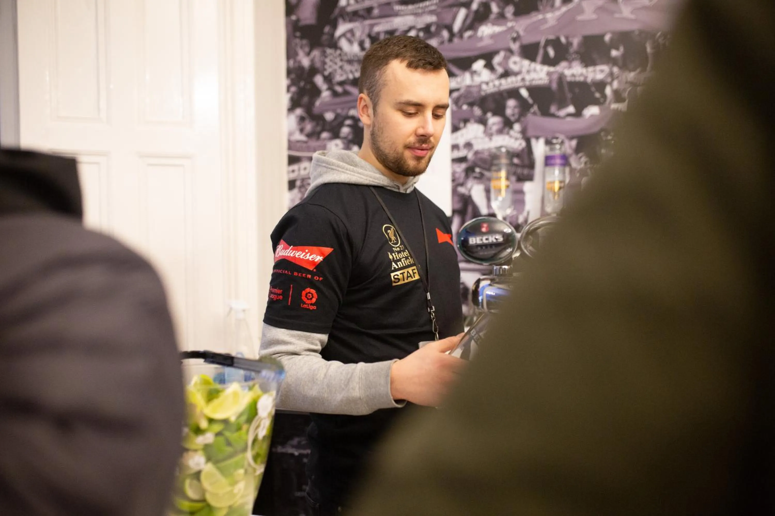 Staff in Hotel Anfield