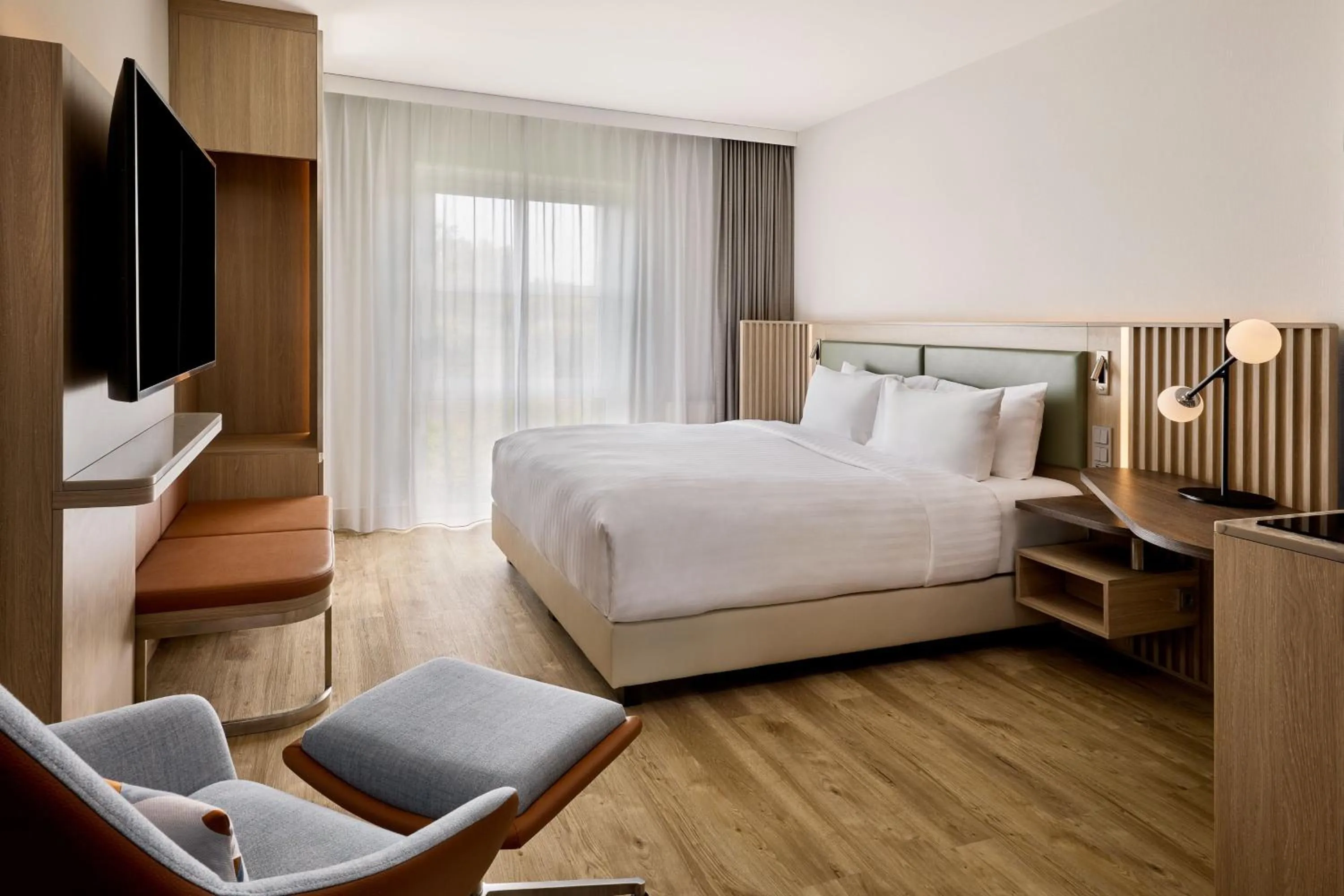 Photo of the whole room, Bed in Courtyard by Marriott Magdeburg
