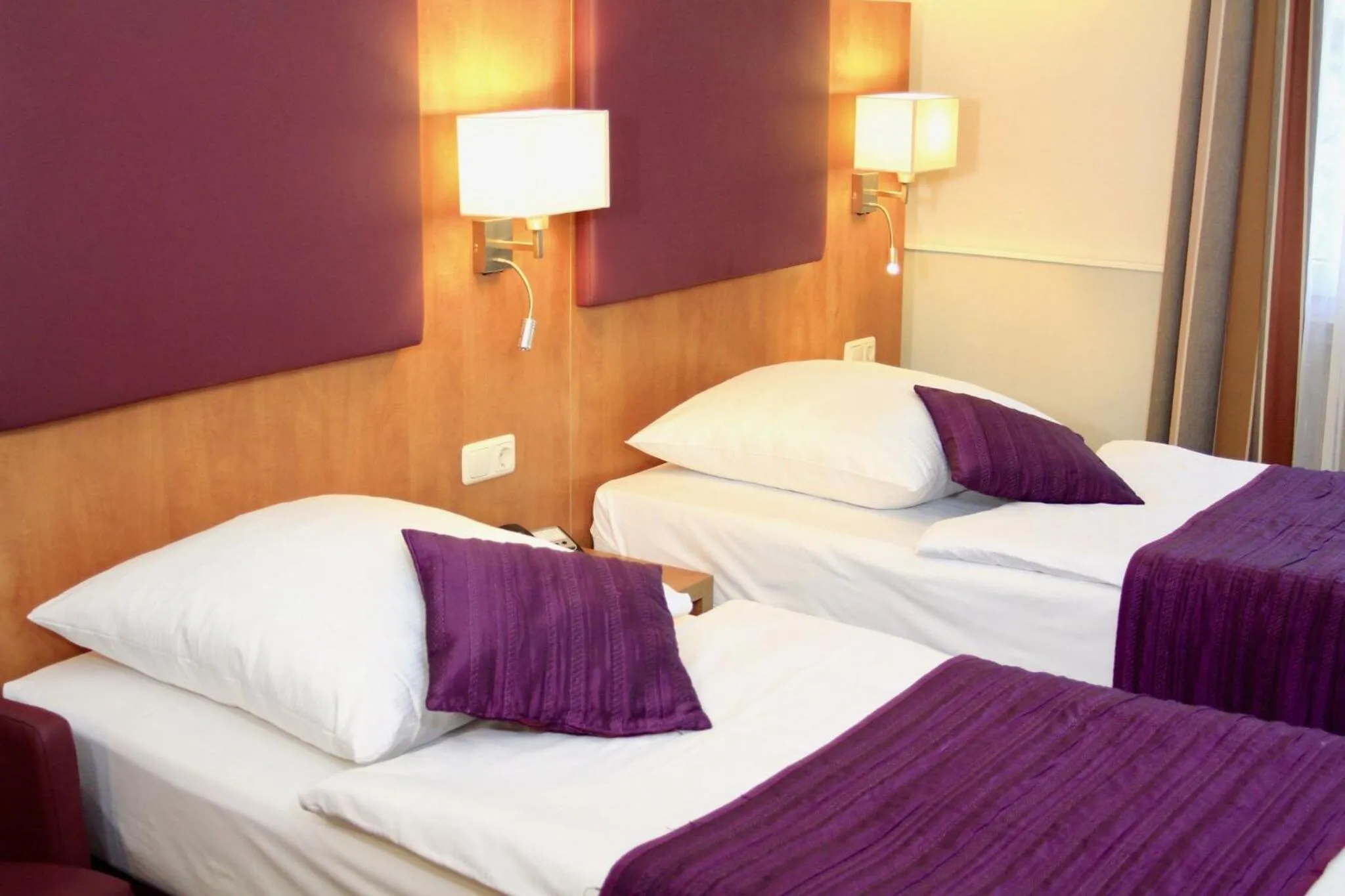 Bed in Hotel Niederrad