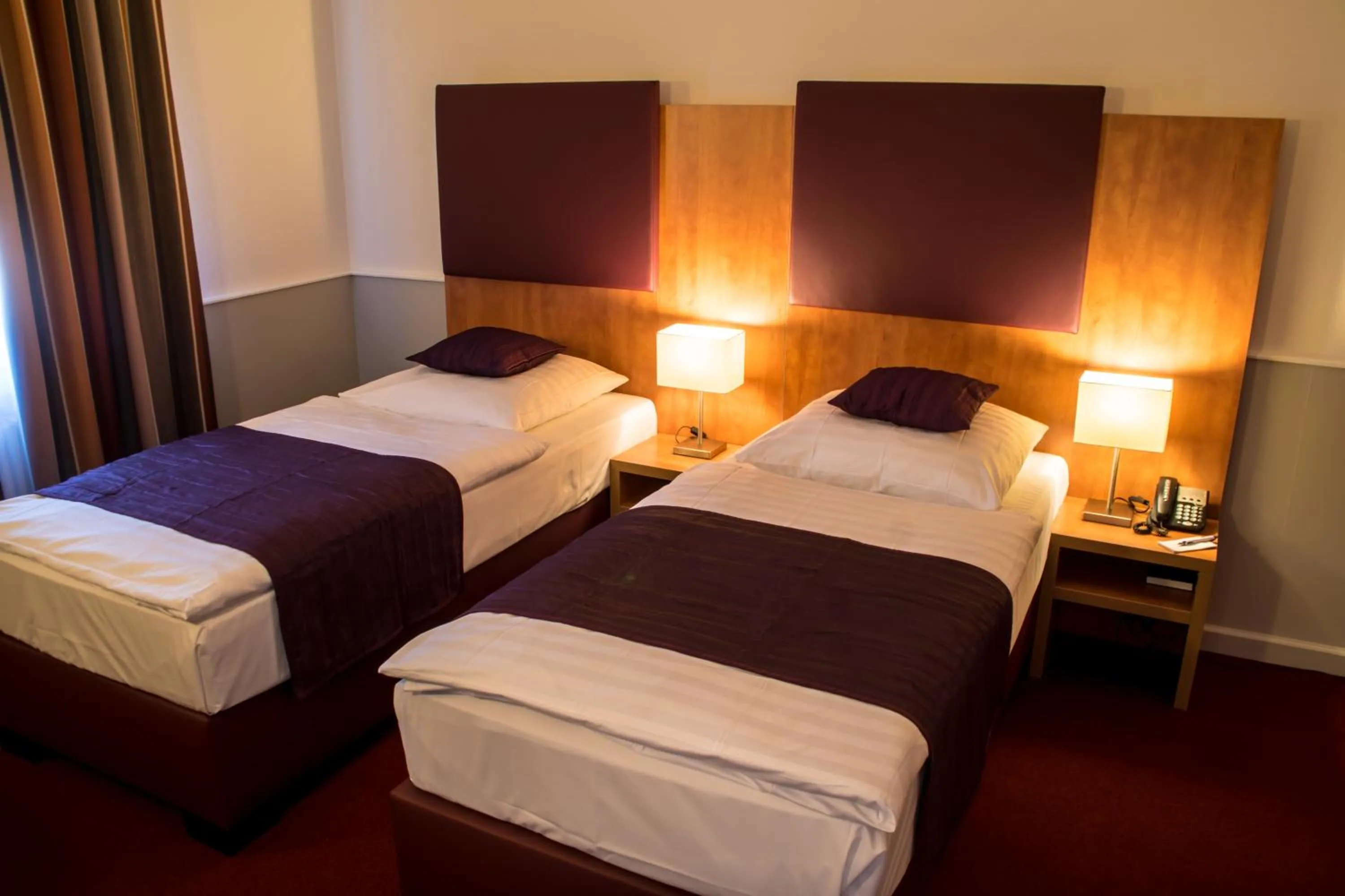 Bed in Hotel Niederrad