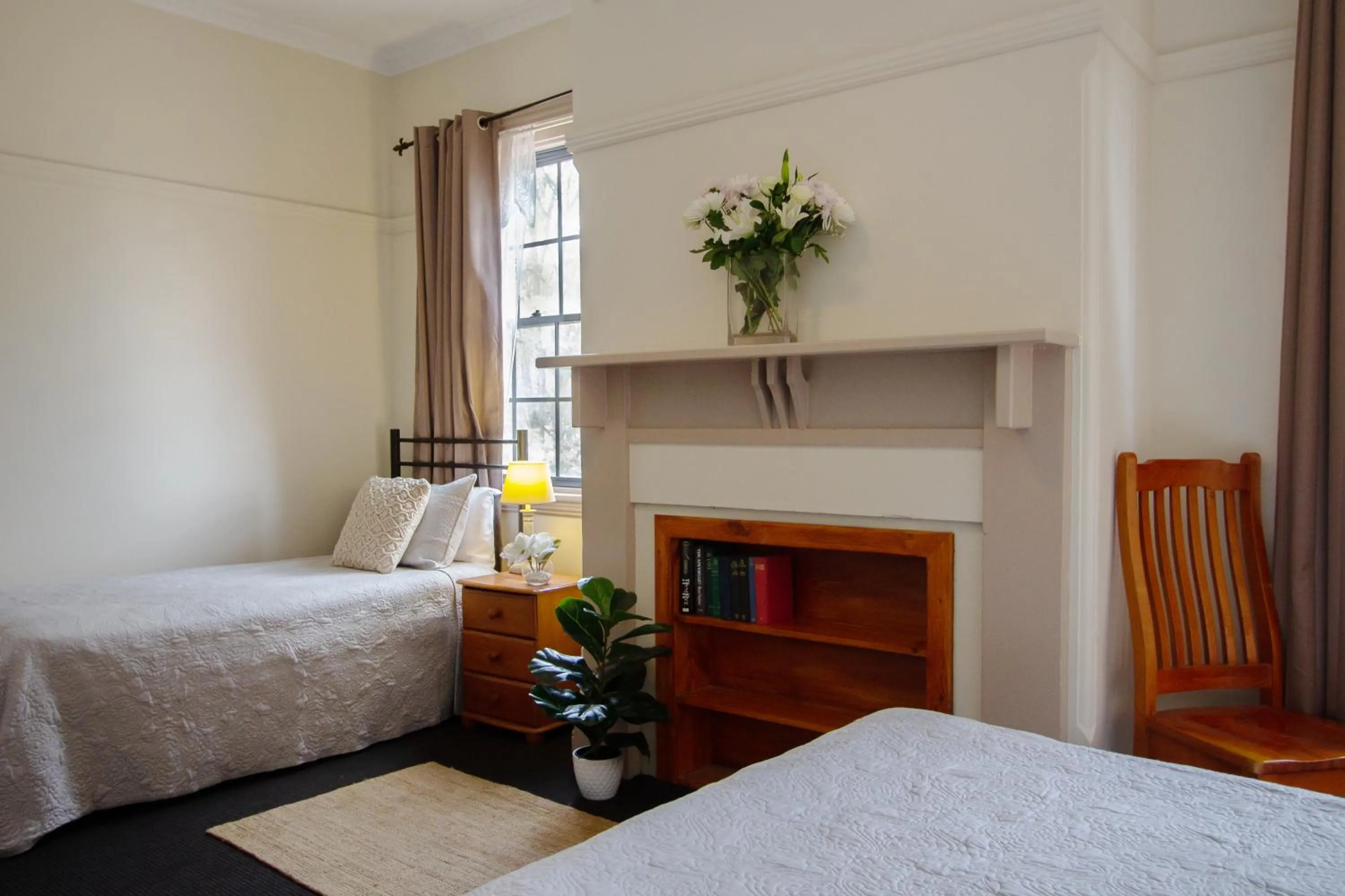 Bed in The Globe Hotel, Rylstone