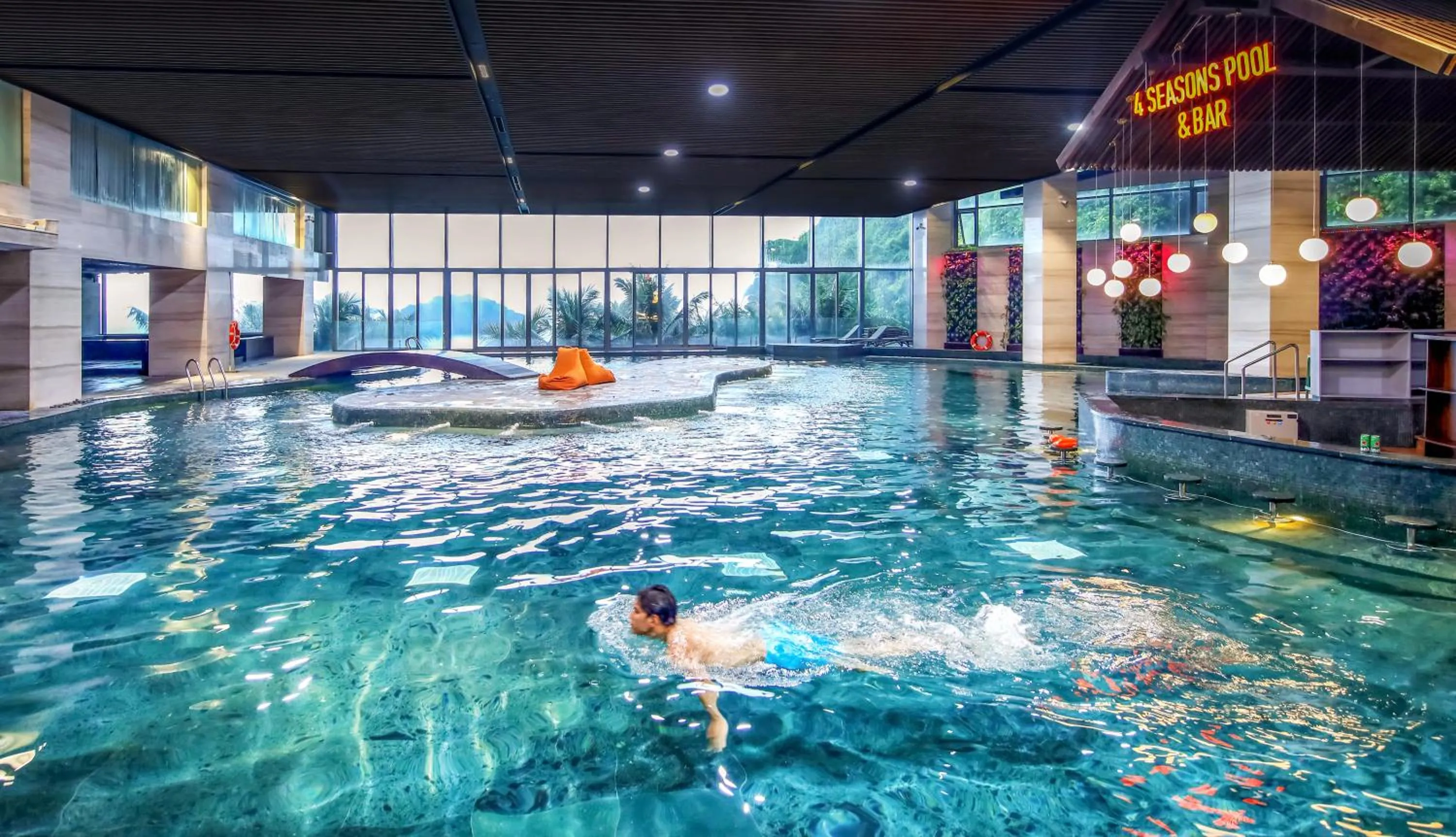 Pool view in Flamingo Cát Bà Resort Managed by Flamingo Hotels & Resorts