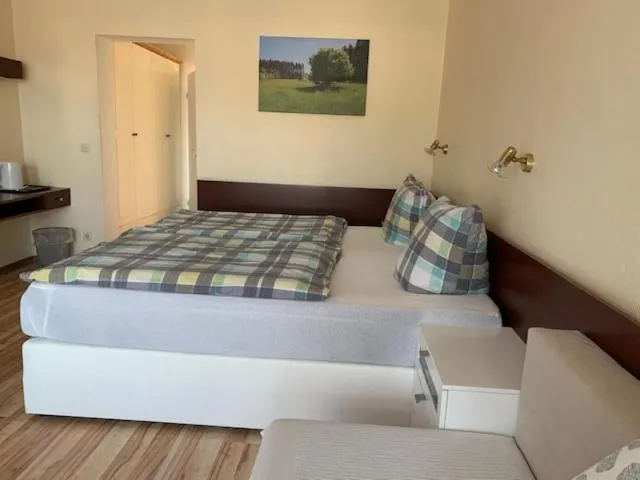 Photo of the whole room, Bed in Naturkost-Hotel Harz