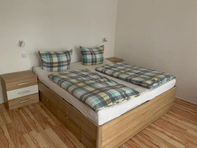 Photo of the whole room, Bed in Naturkost-Hotel Harz