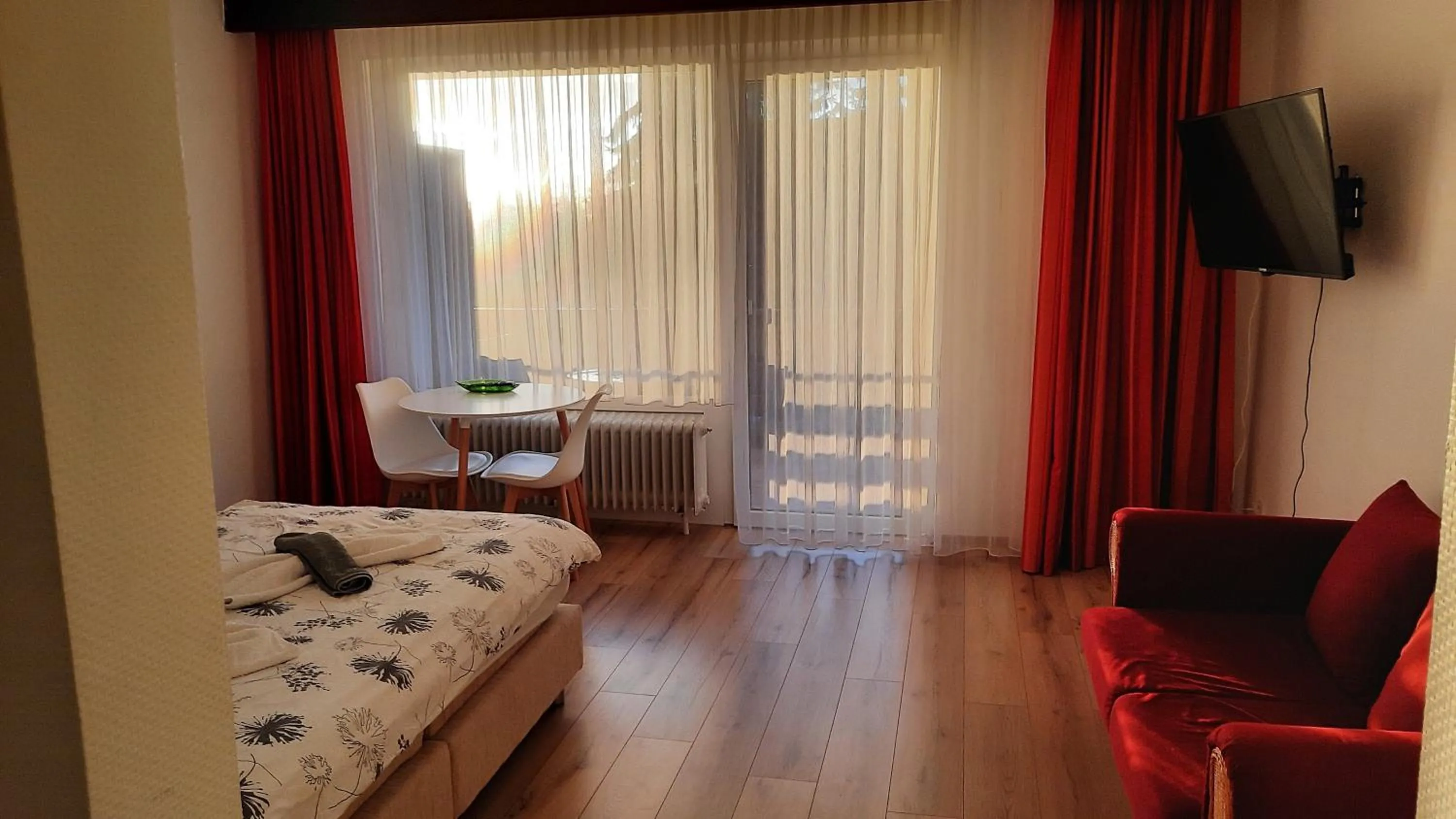 Bed in Naturkost-Hotel Harz