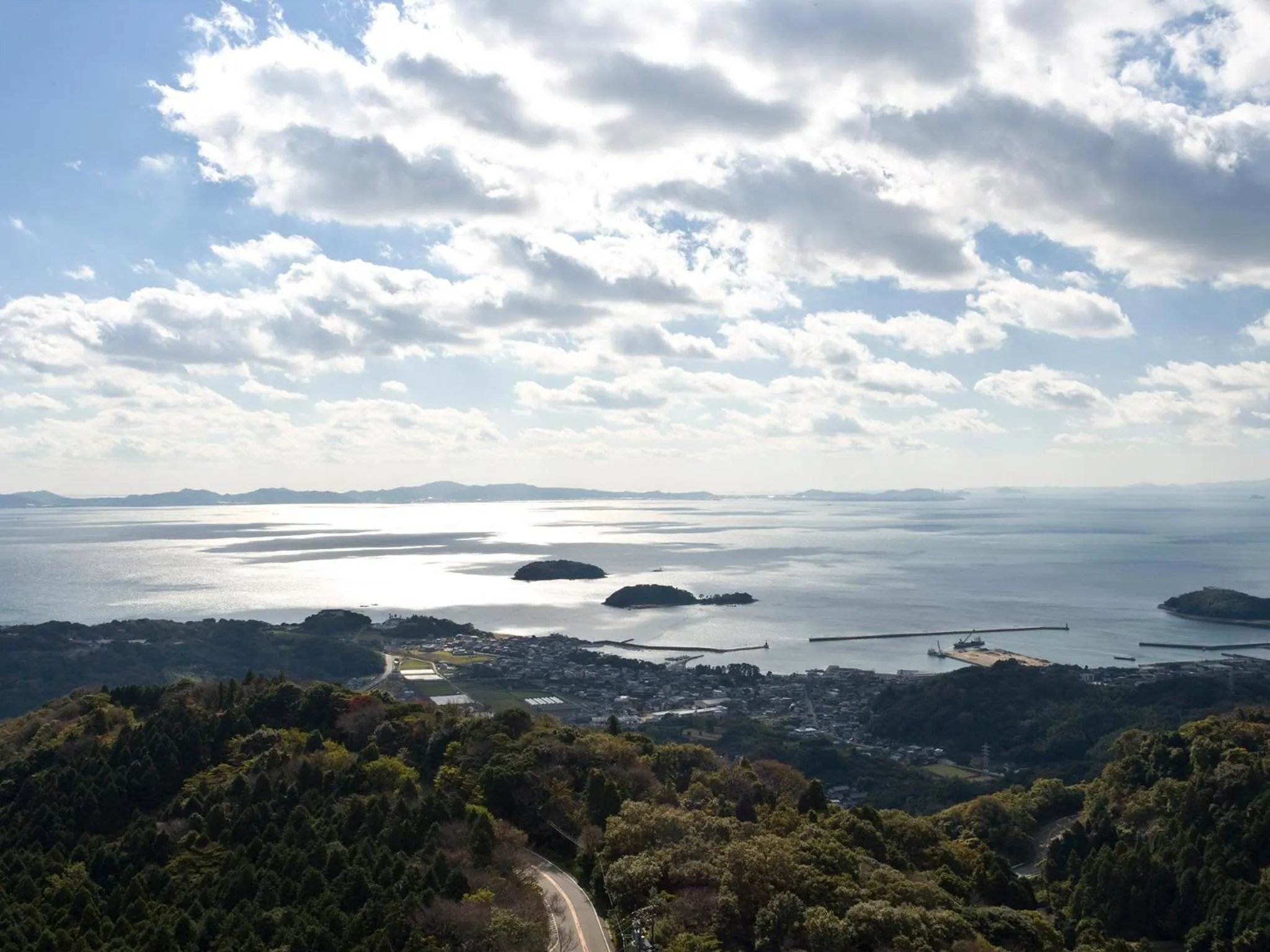 Natural landscape in Gamagori Onsenkyo Mikawa Bay Hills Hotel